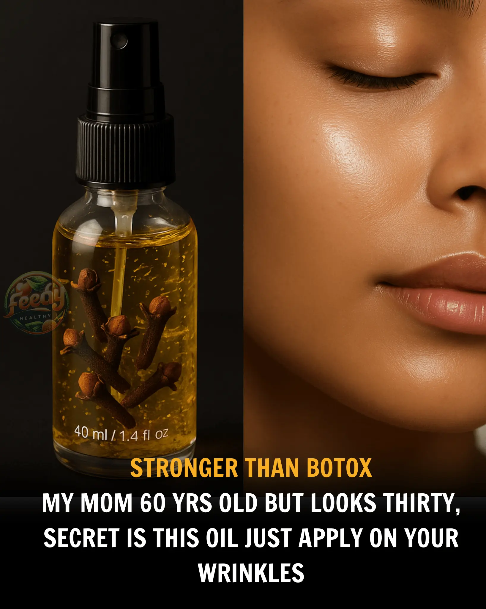 No More Fine Lines Thanks To Clove Orange Anti-Aging Oil