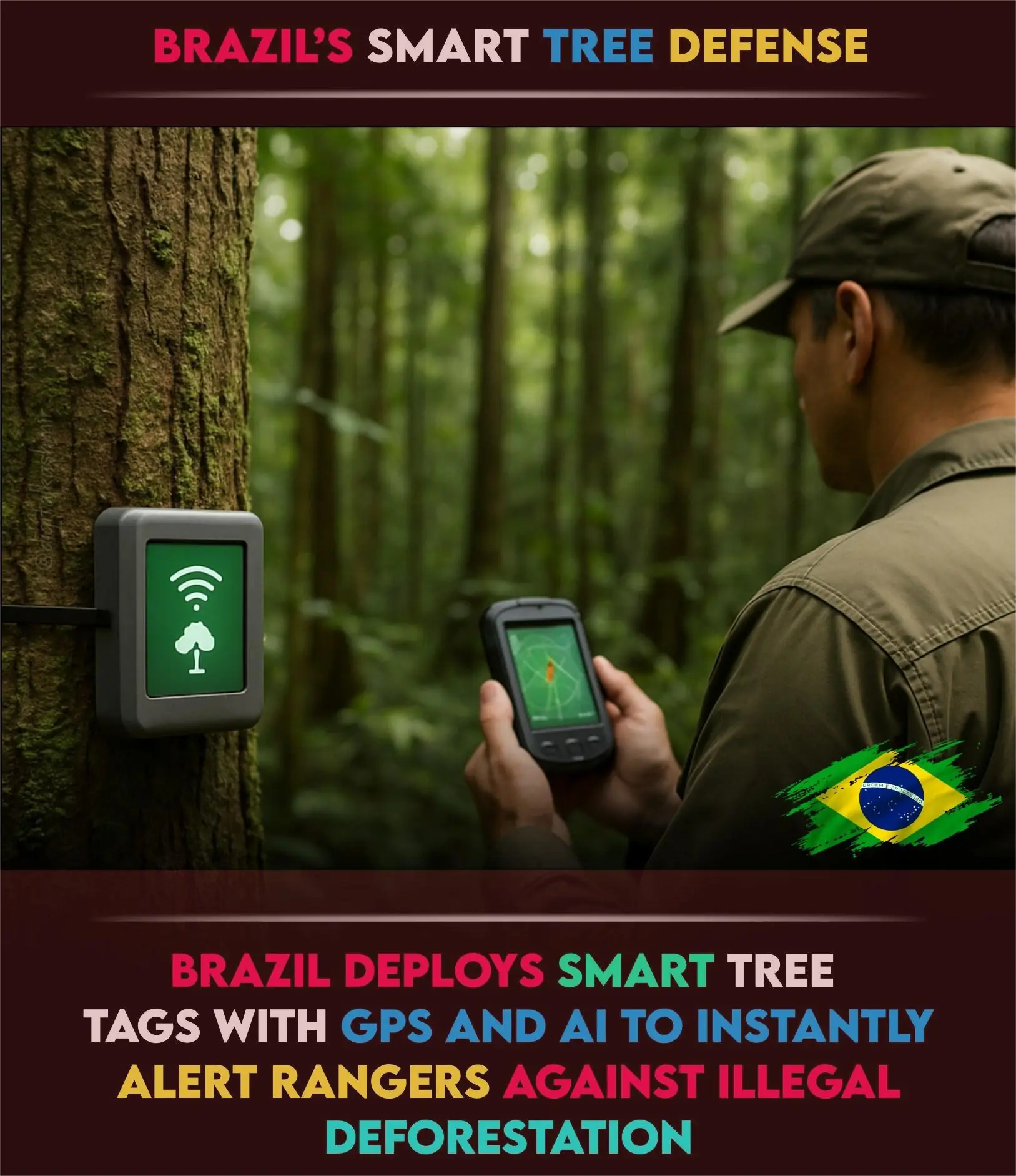 Brazil Deploys AI “Tree-Hugging” Devices to Combat Illegal Logging in the Amazon