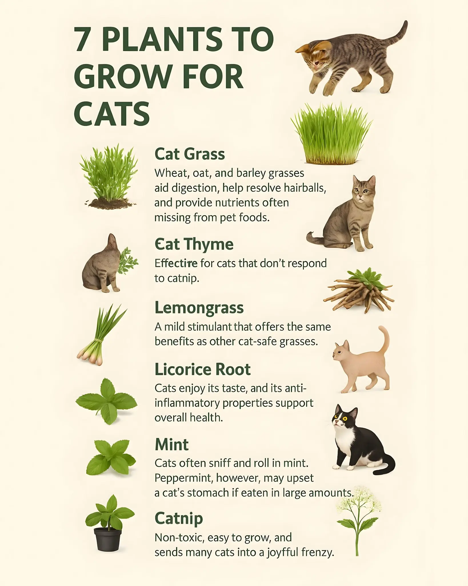 7 Beneficial Plants Every Cat Owner Should Grow
