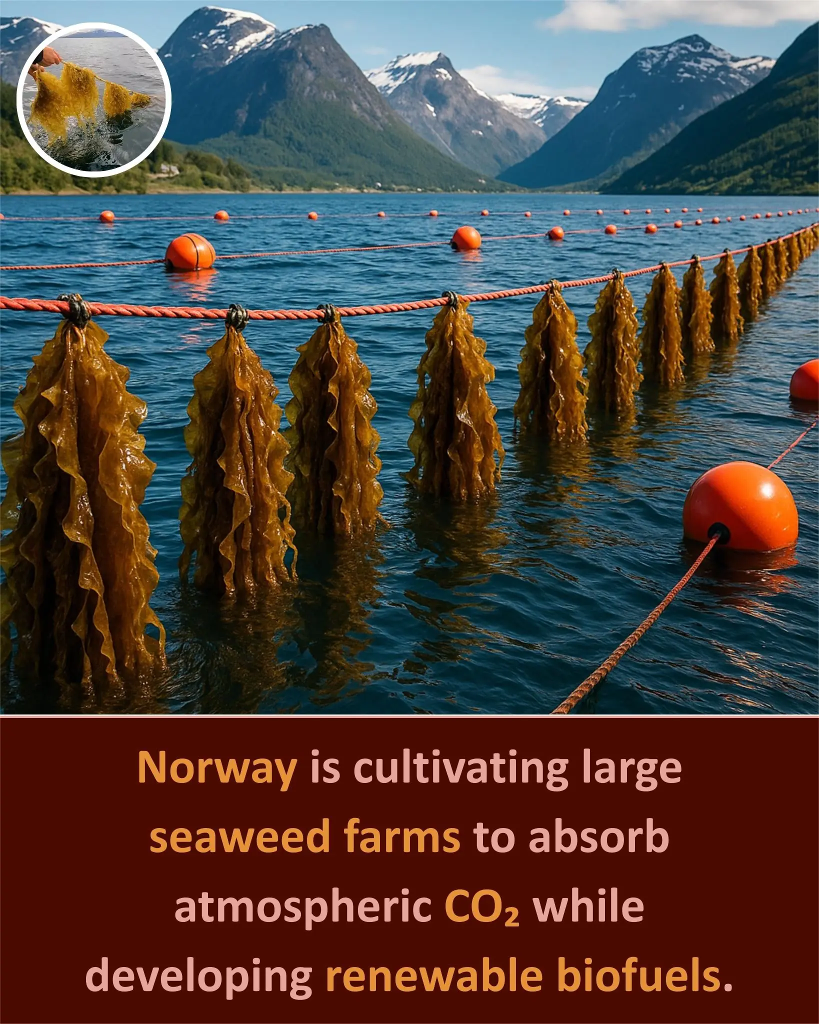 Norway Leads the Way in Seaweed Farming for Climate and Energy Solutions