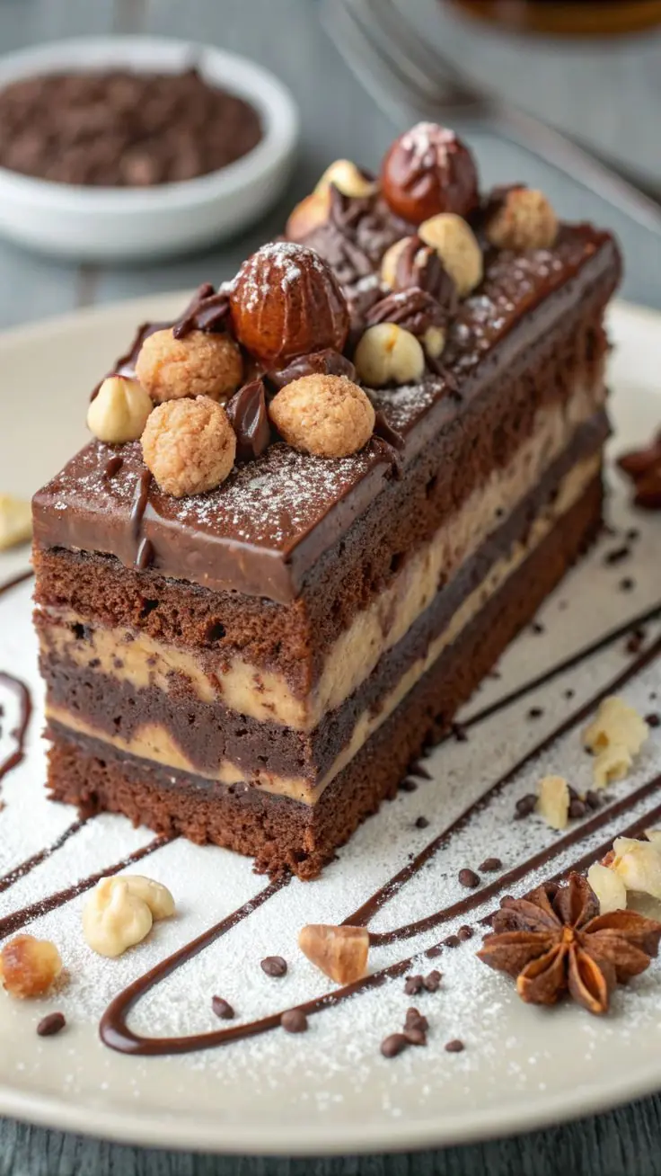 Chocolate Hazelnut Layer Cake Recipe