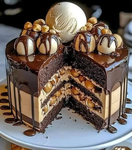 Chocolate Hazelnut Drip Cake Recipe