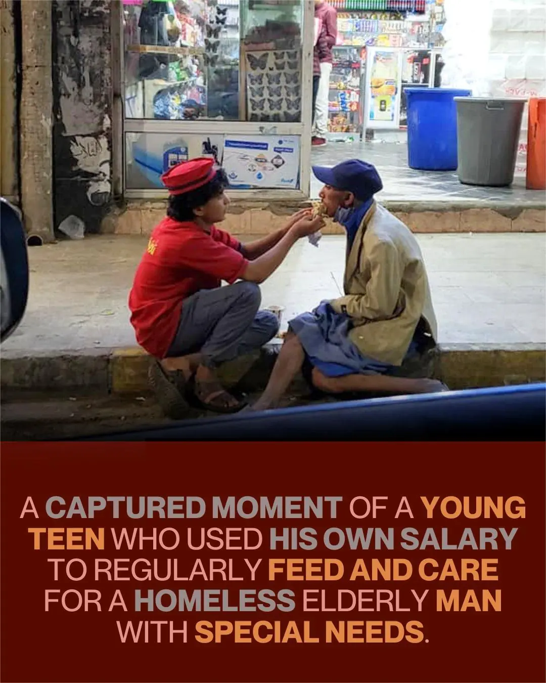 Teenager Spends His Own Salary to Help the Homeless, Proving Compassion Has No Price Tag