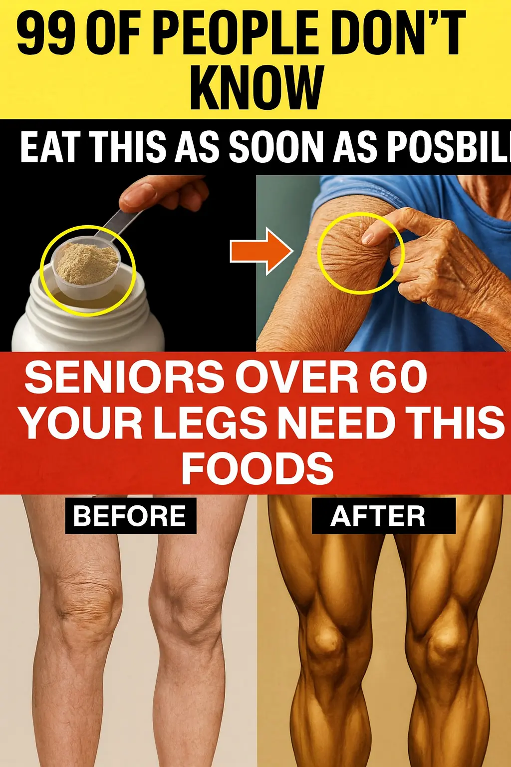 Strengthen Your Legs: Three Natural Drinks for Older Adults