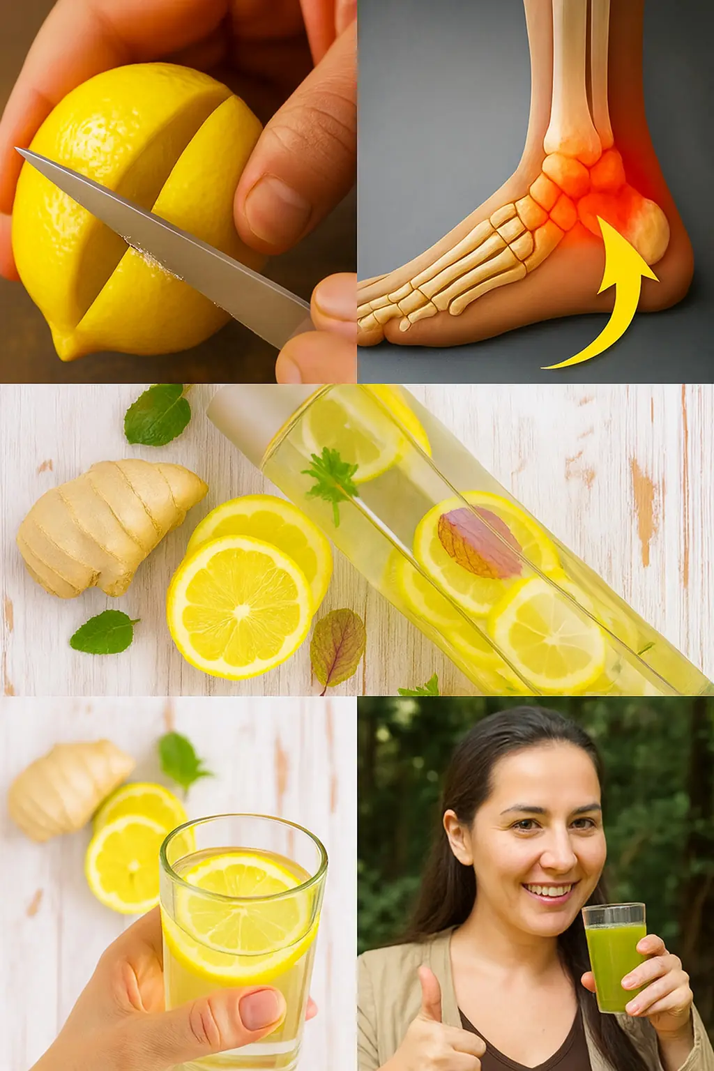 Discover the Ultimate Natural Elixir for Pain-Free Living: Lemon and Ginger Magic