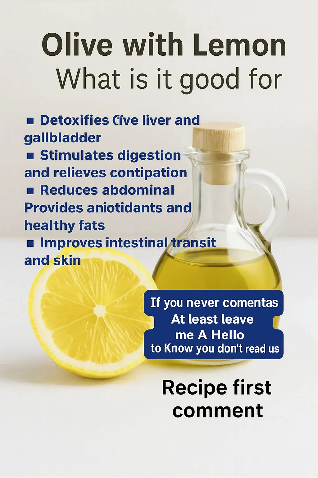 Olive Oil with Lemon: A Simple Yet Powerful Combination