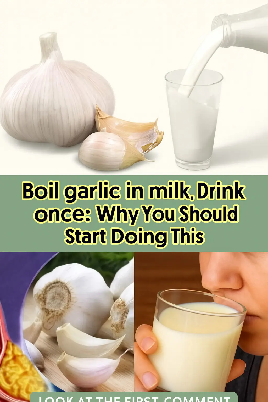 The Benefits of Boiling Garlic in Milk: A Natural Healthy Remedy