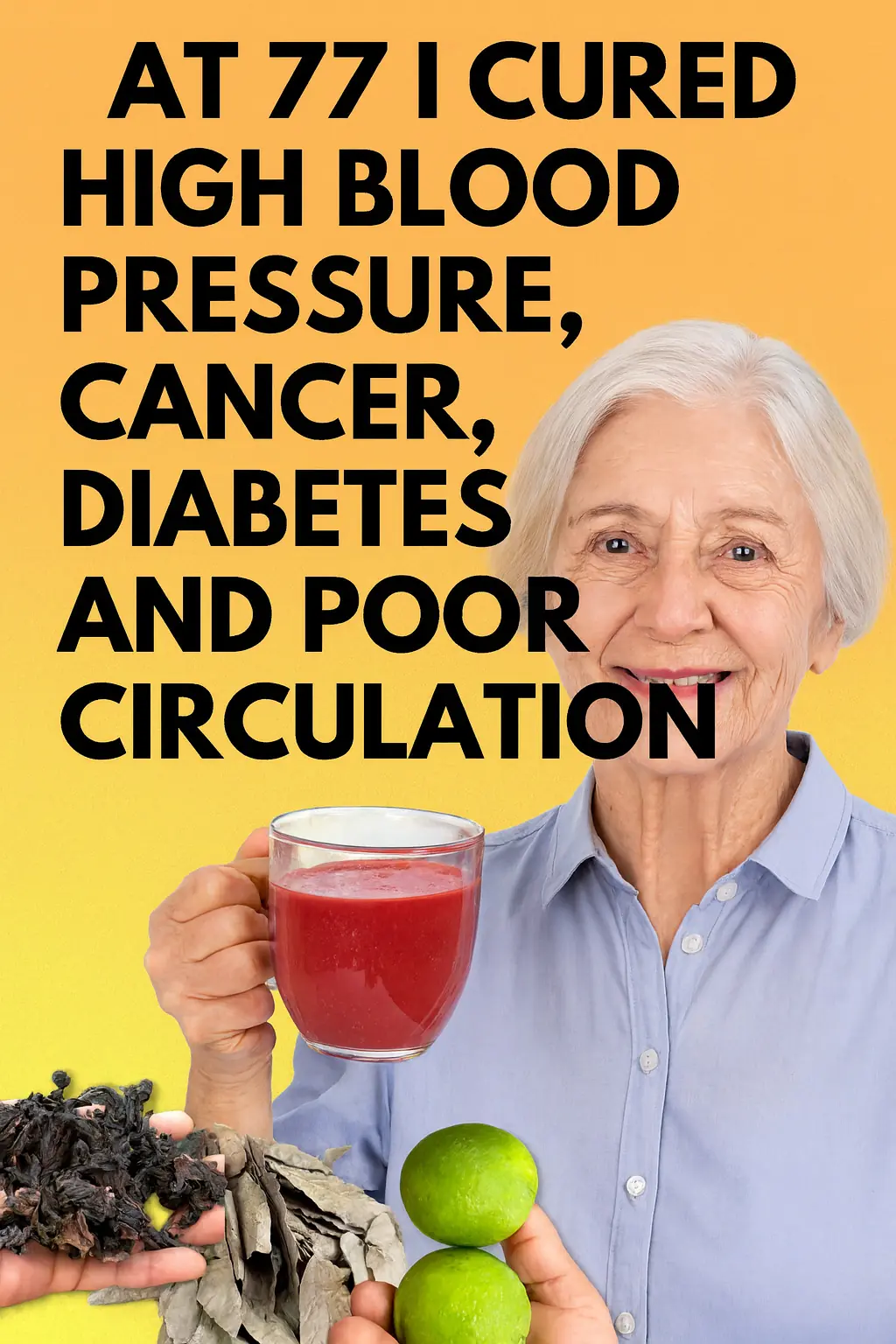 A 77-Year-Old’s Natural Remedy to Overcome Hypertension, Diabetes, and More