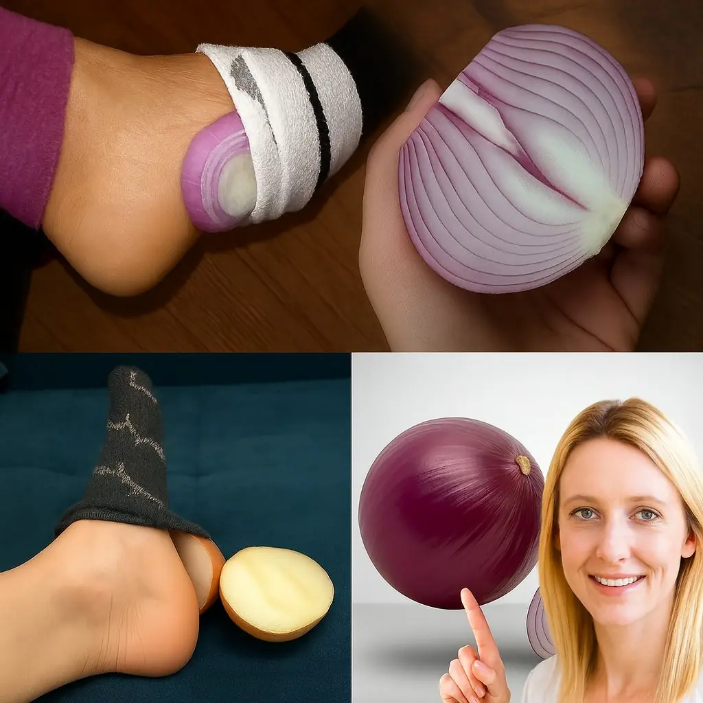 Could an Onion in Your Sock Unlock a Night of Natural Wellness? Discover This Curious Remedy! 🧅