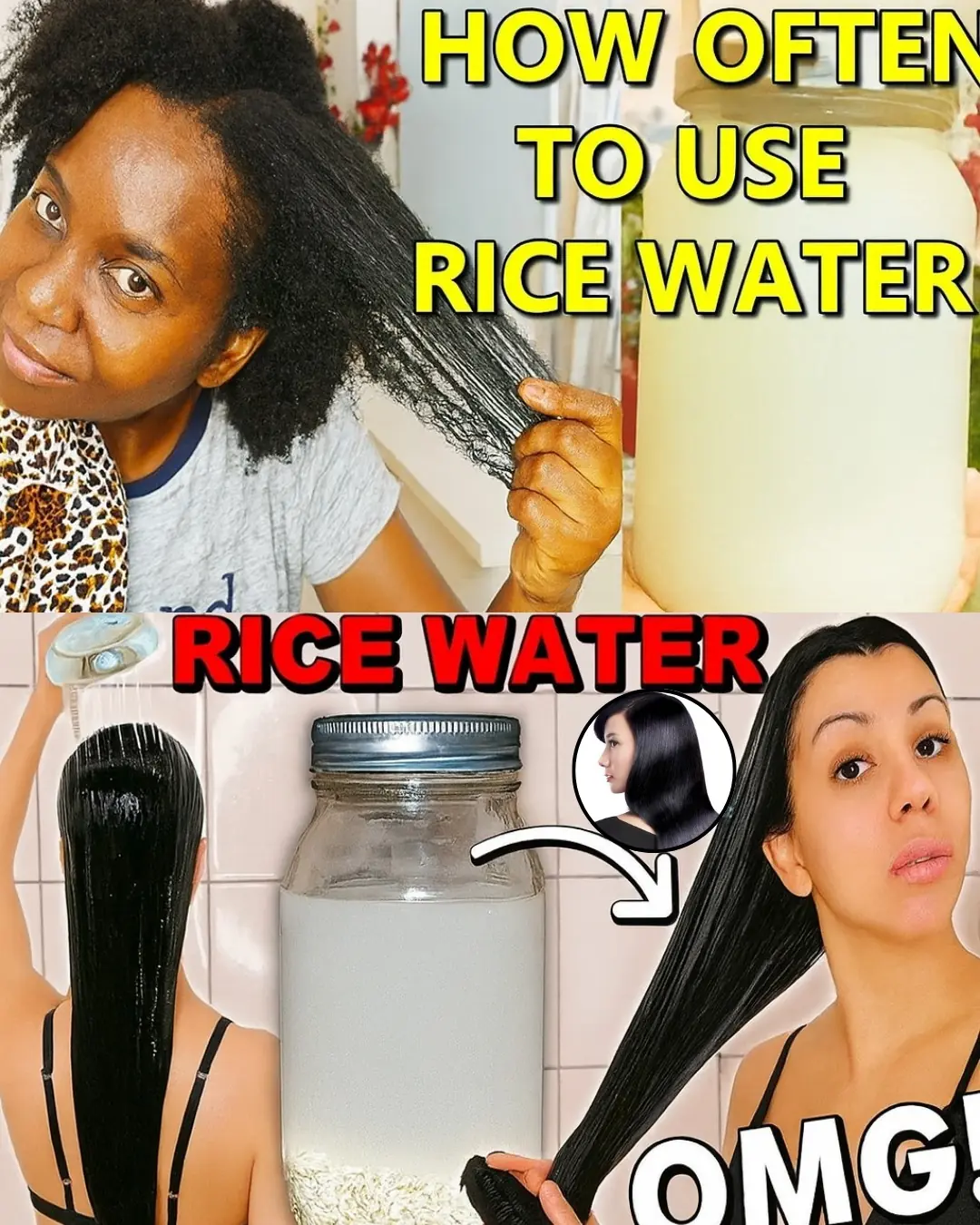 Unlock the Ancient Secret to Luscious, Long Hair with Rice Water! 🌾✨