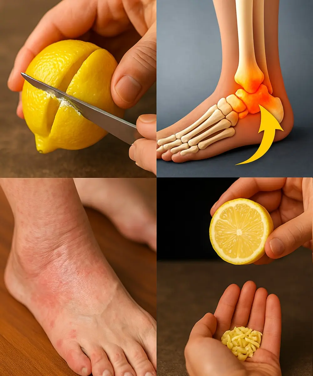 The Ancient Lemon Salt and Ginger Remedy That Banishes Joint Pain Naturally