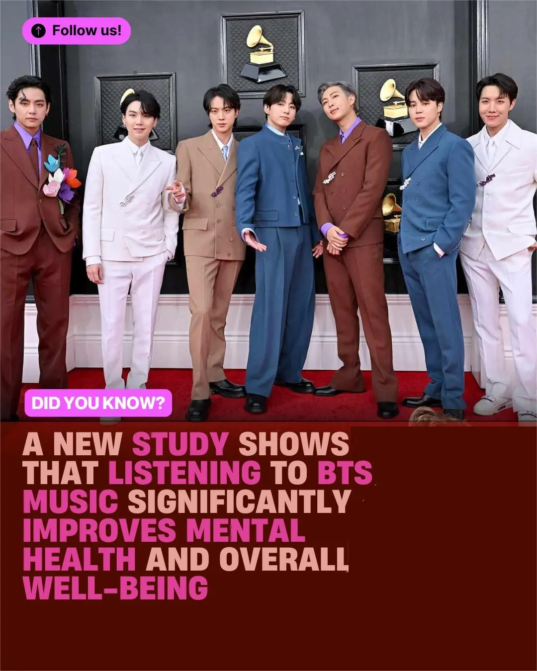 Study Reveals BTS Music Improves Mental Health and Well-Being