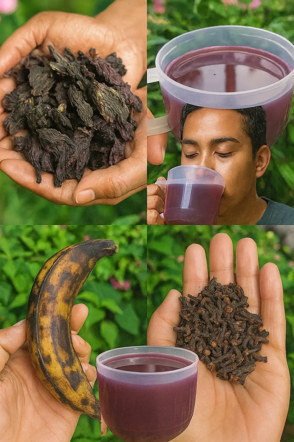 Unlock Nature’s Secret: The Banana Peel, Clove & Hibiscus Tea for Vibrant Wellness