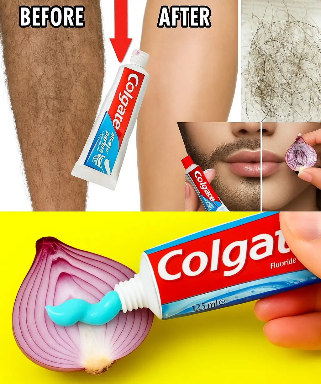 Unveiled: The Surprising Toothpaste and Onion Hack for Effortless Hair Removal