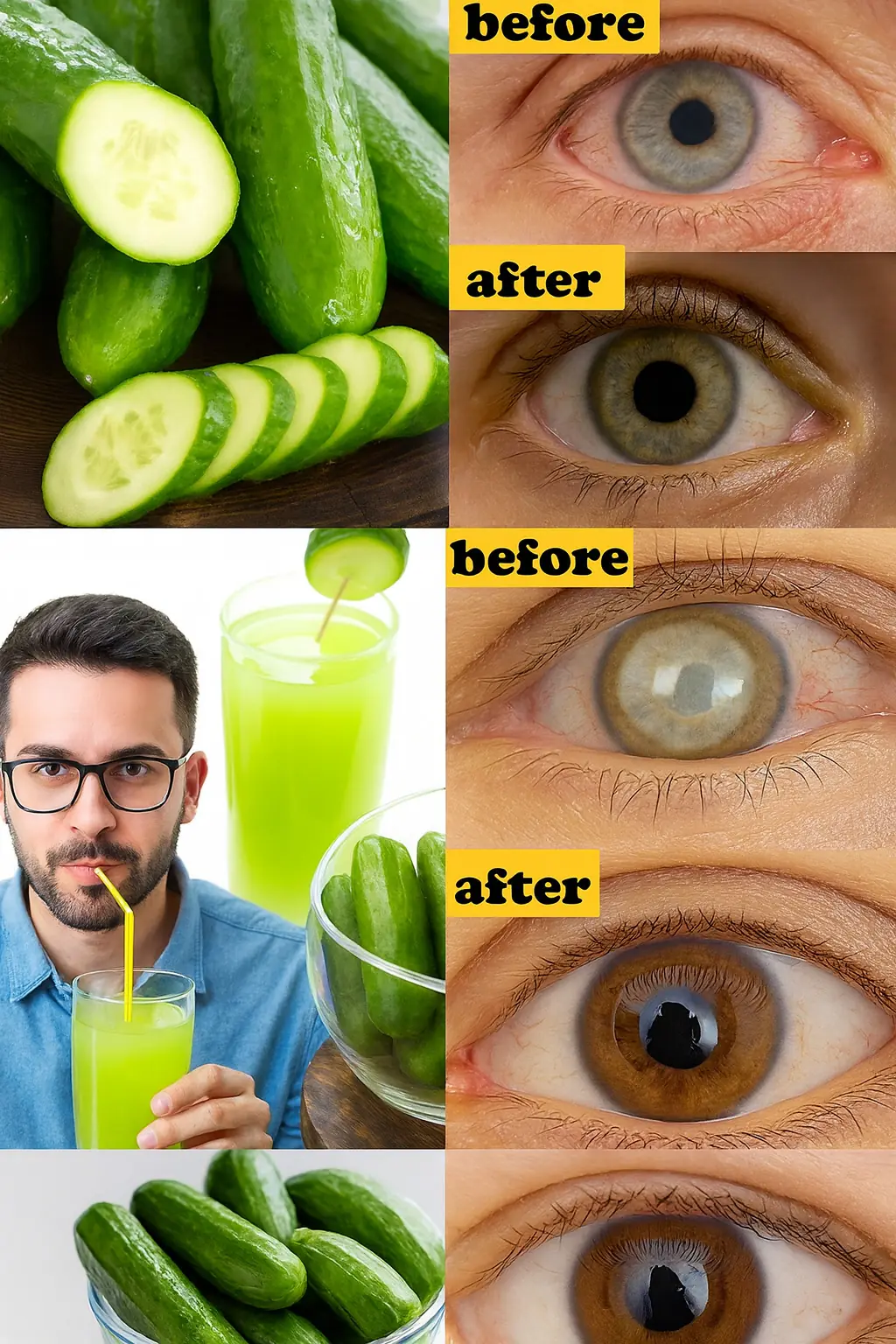 Discover the Cucumber Elixir That Brings Crystal-Clear Vision to Life!