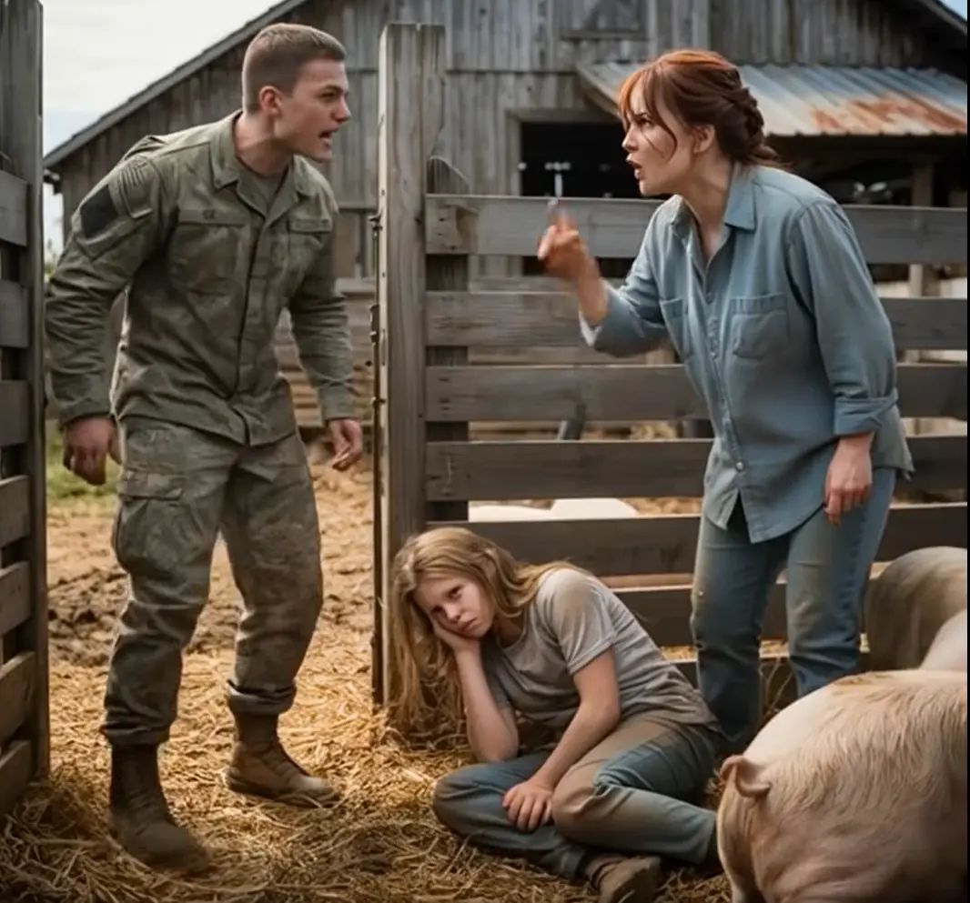 After Returning From the Army, a Father Found His Daughter Asleep in a Pigpen His Reaction Shocked Everyone