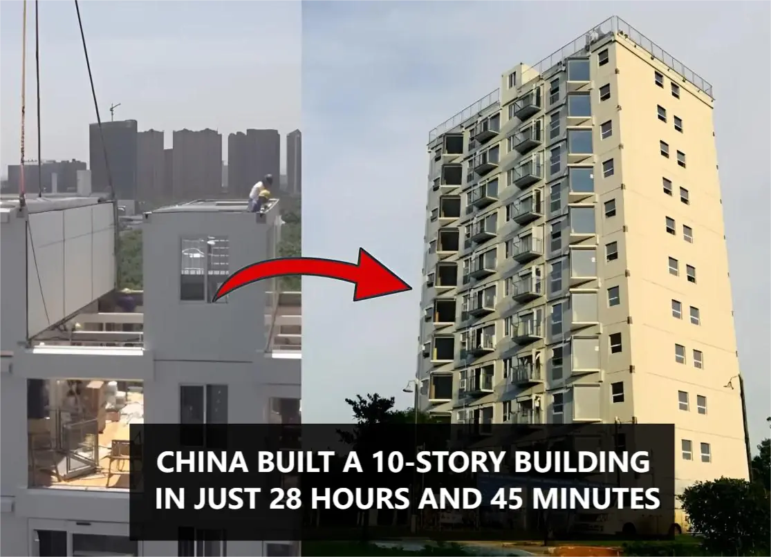 China built a 10-story building in 29 hours — Here’s How!
