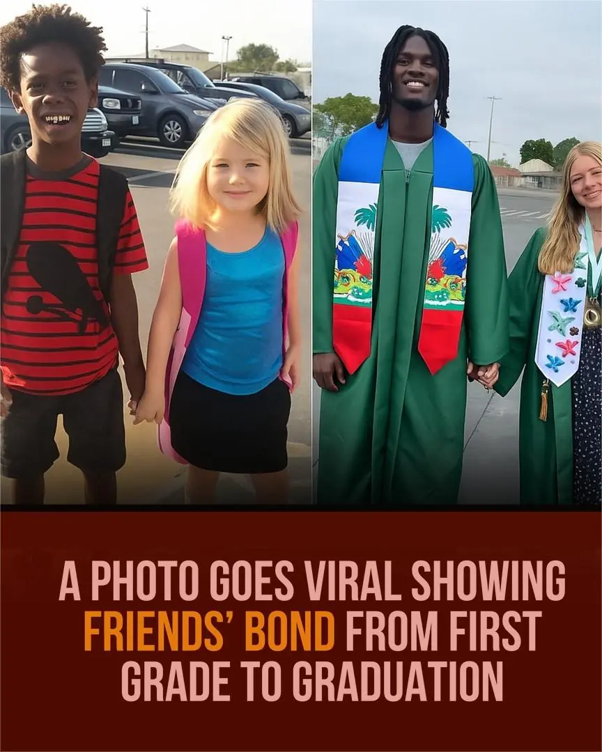 A Viral Photo Captures Unbreakable Friendship From First Grade to Graduation