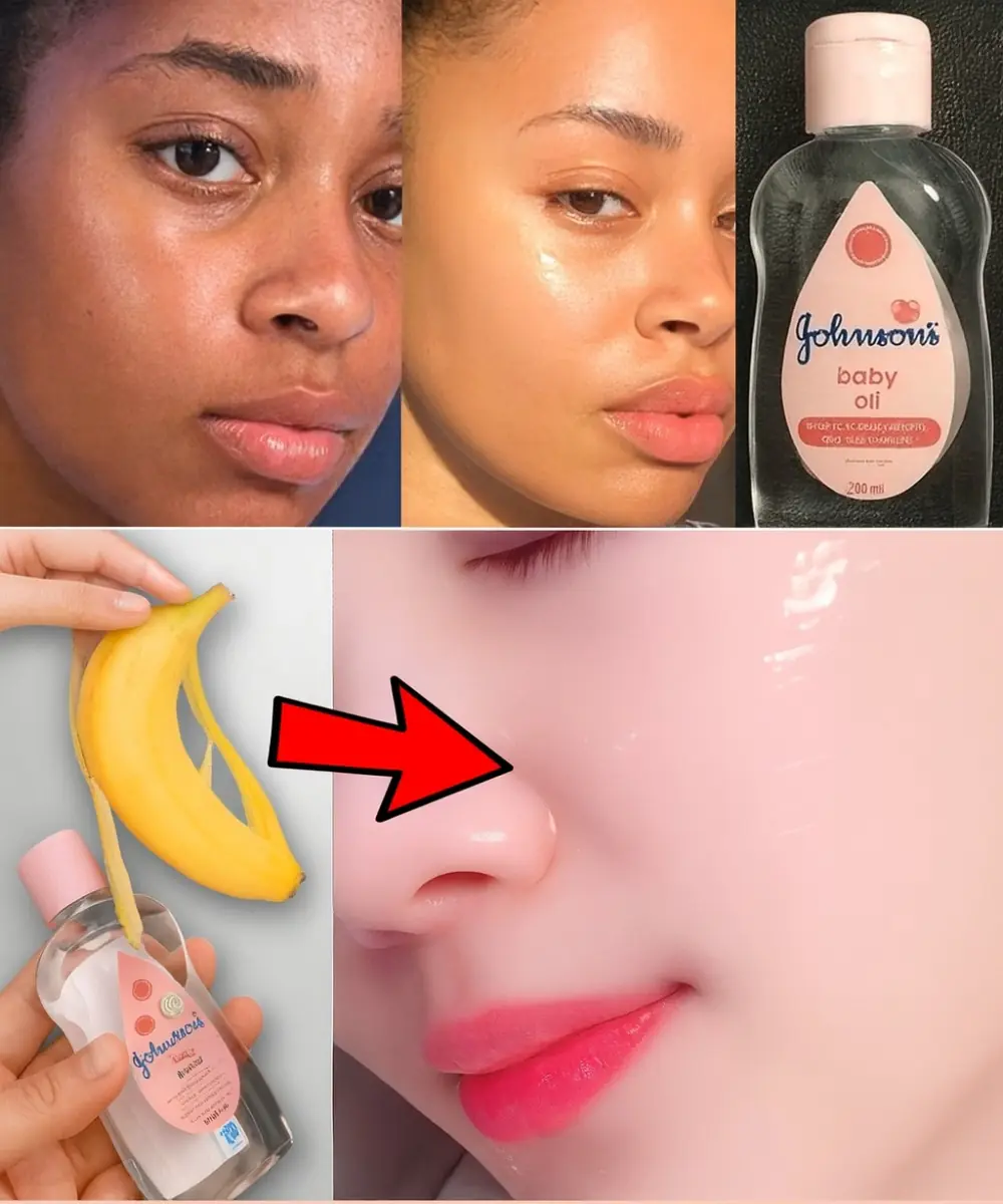 The Hidden Beauty Secret You’ll Wish You Knew Sooner: Banana Peel and Baby Oil!