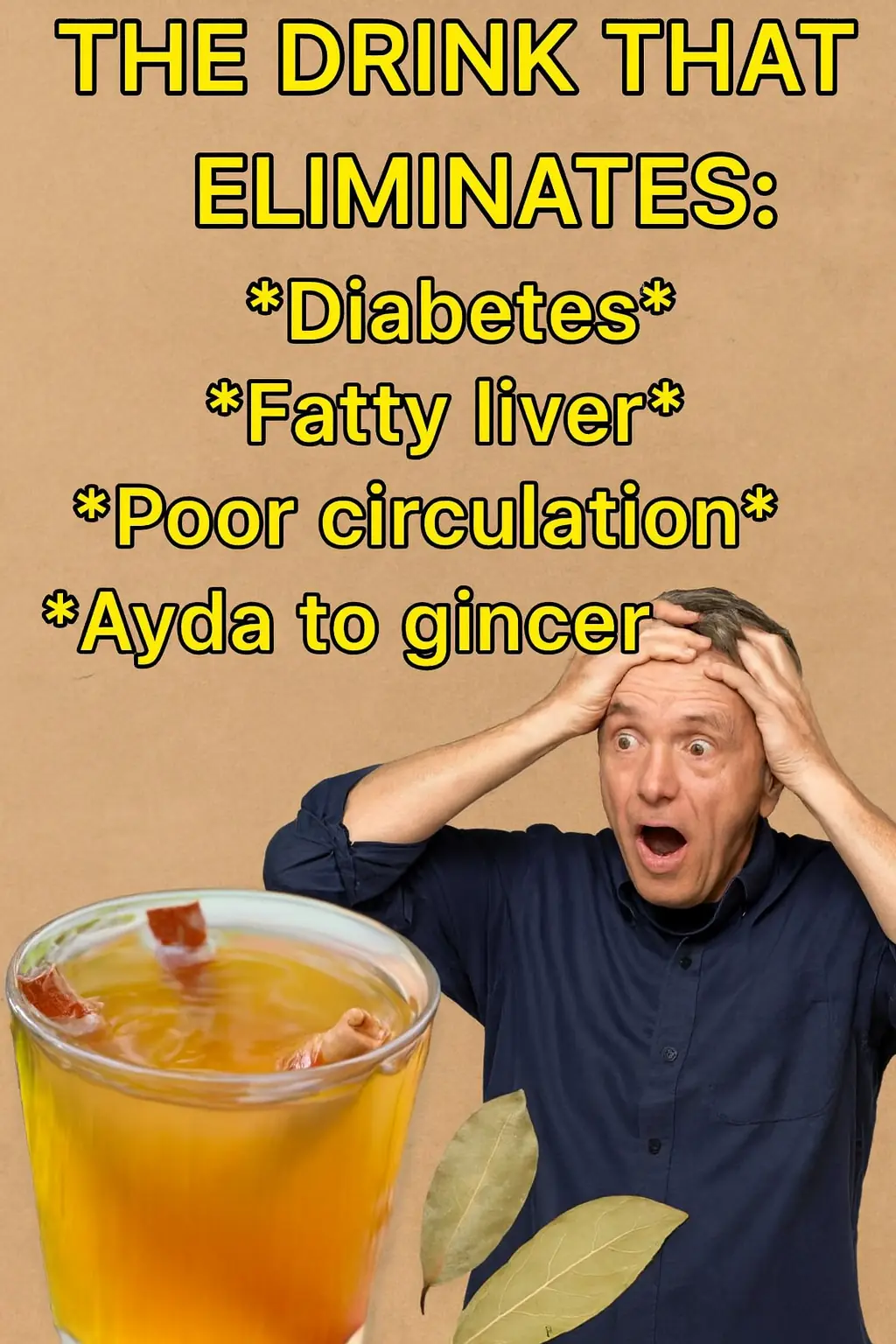 The drink that eliminates diabetes, fatty liver, poor circulation, and cancer without the need for expensive pills