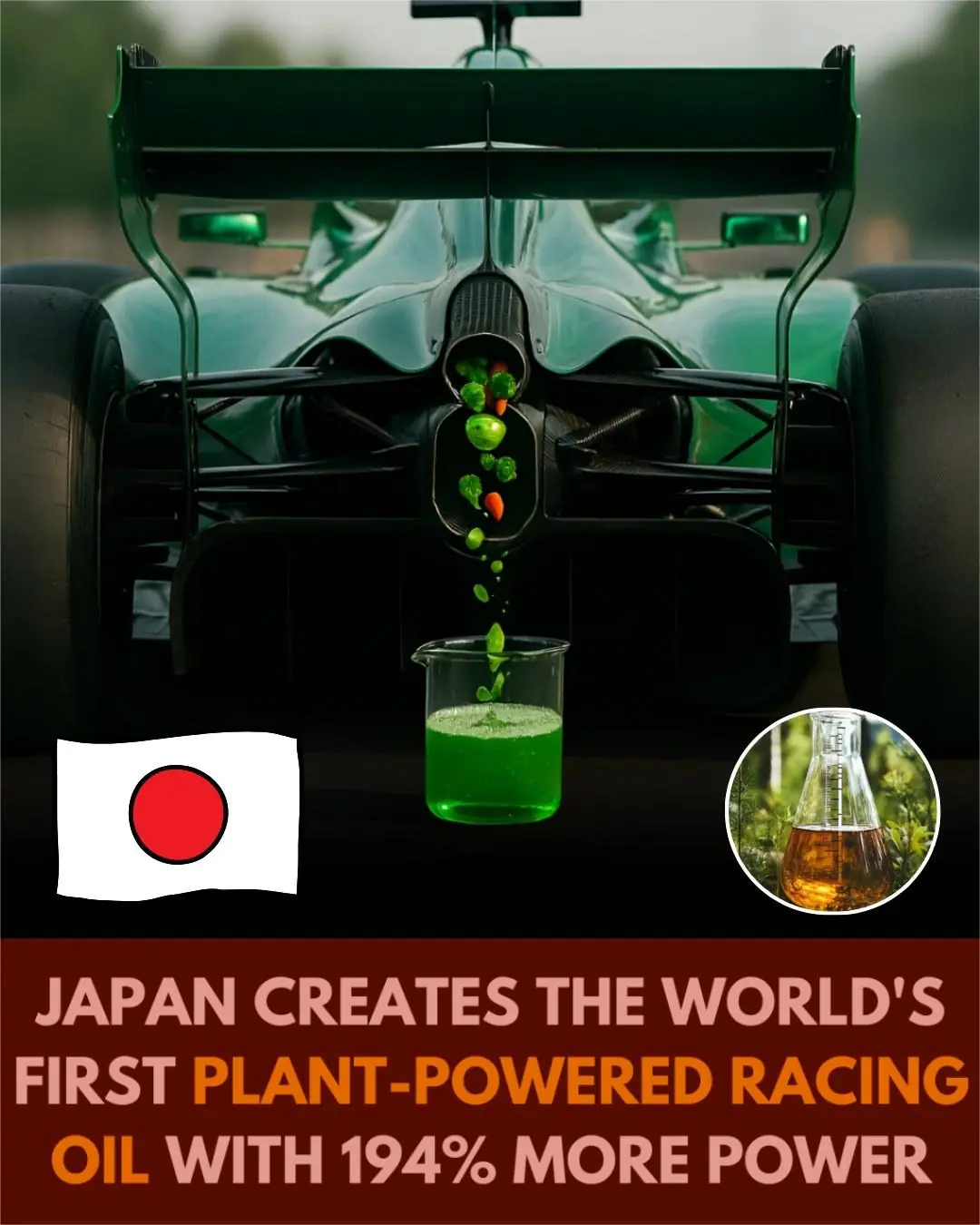 Japan’s New Racing Oil: Plant-Powered and 194% Stronger