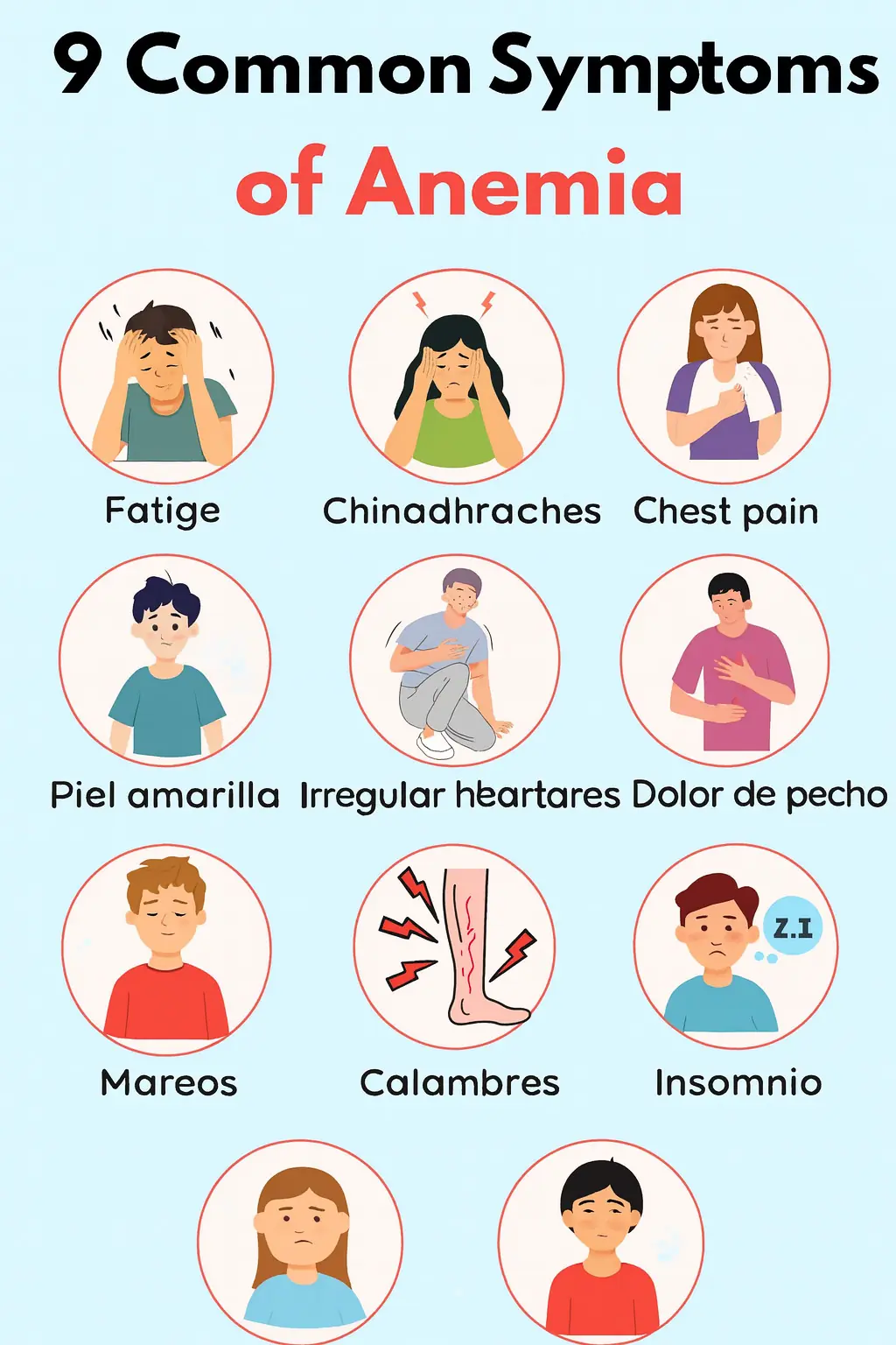 9 Common Symptoms of Anemia: Identify Them and Fight Them with Natural Remedies