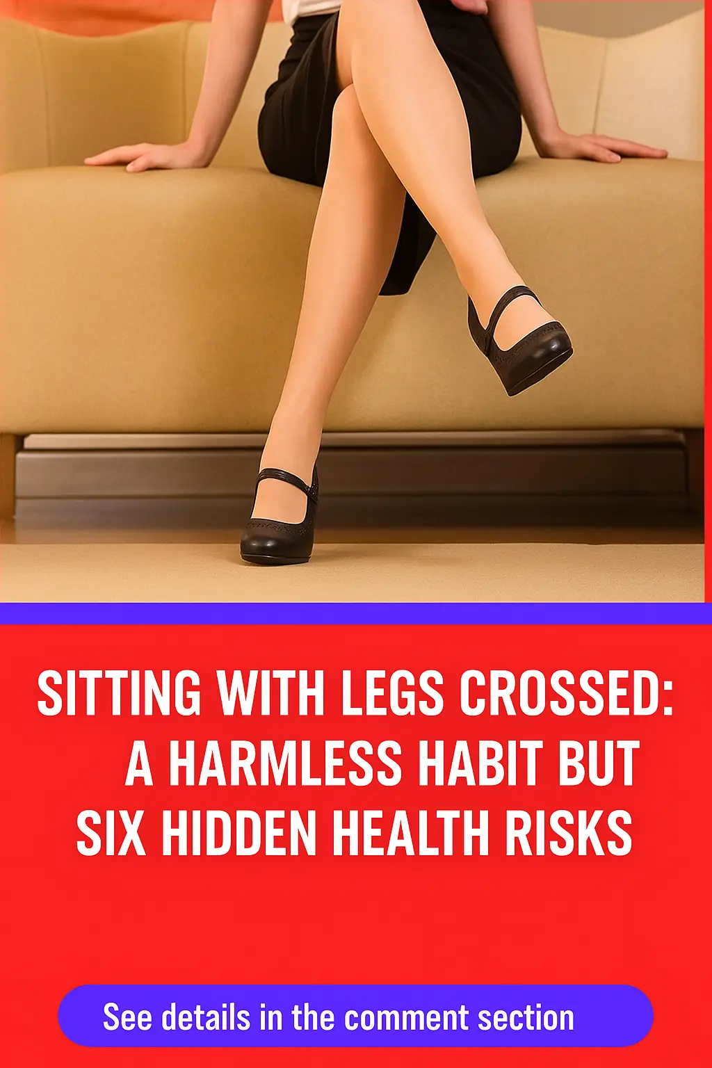 Sitting Cross-Legged for Too Long – A Seemingly Harmless Habit with 6 Hidden Health Risks