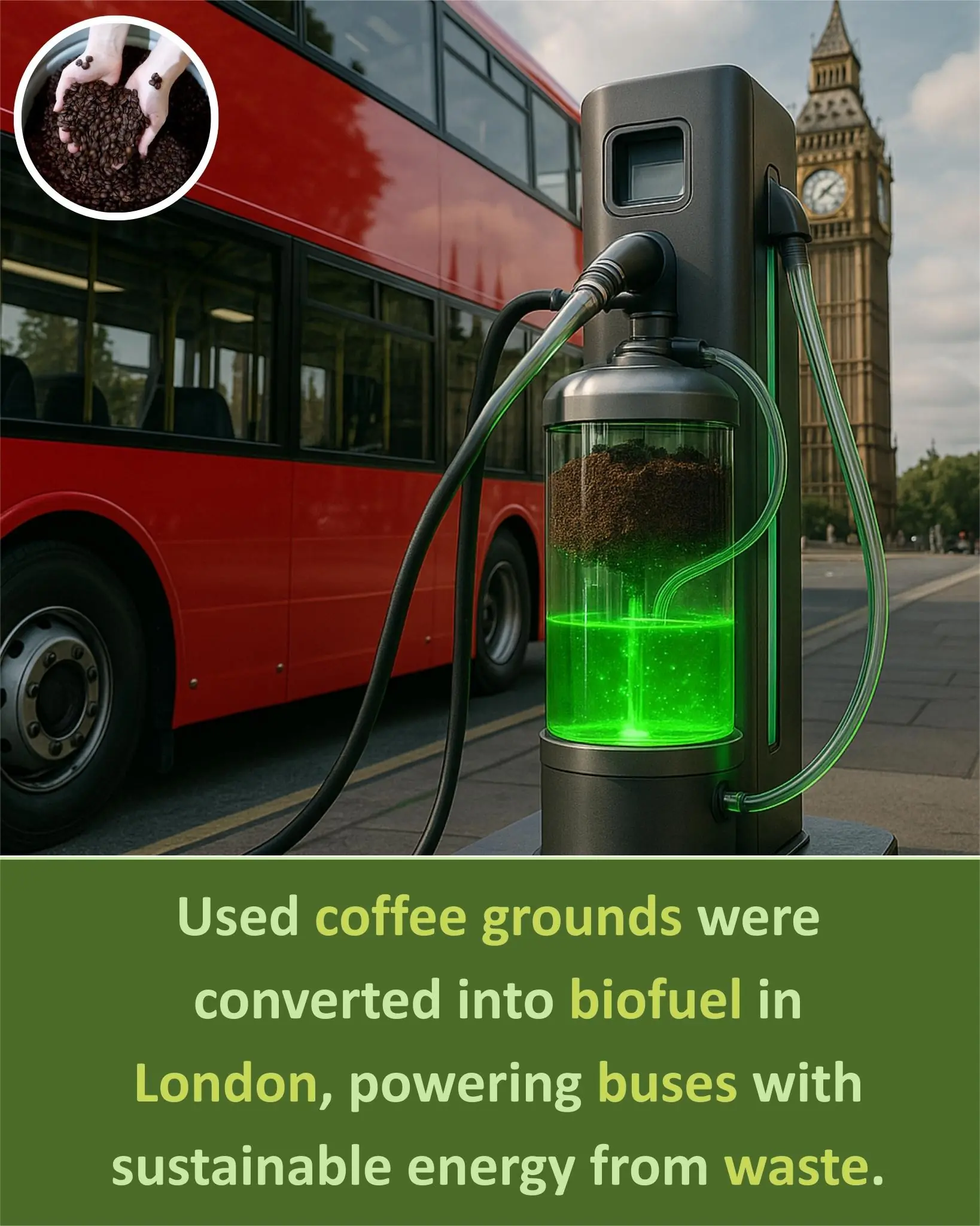 London Buses Run on Coffee: Turning Waste into Green Energy