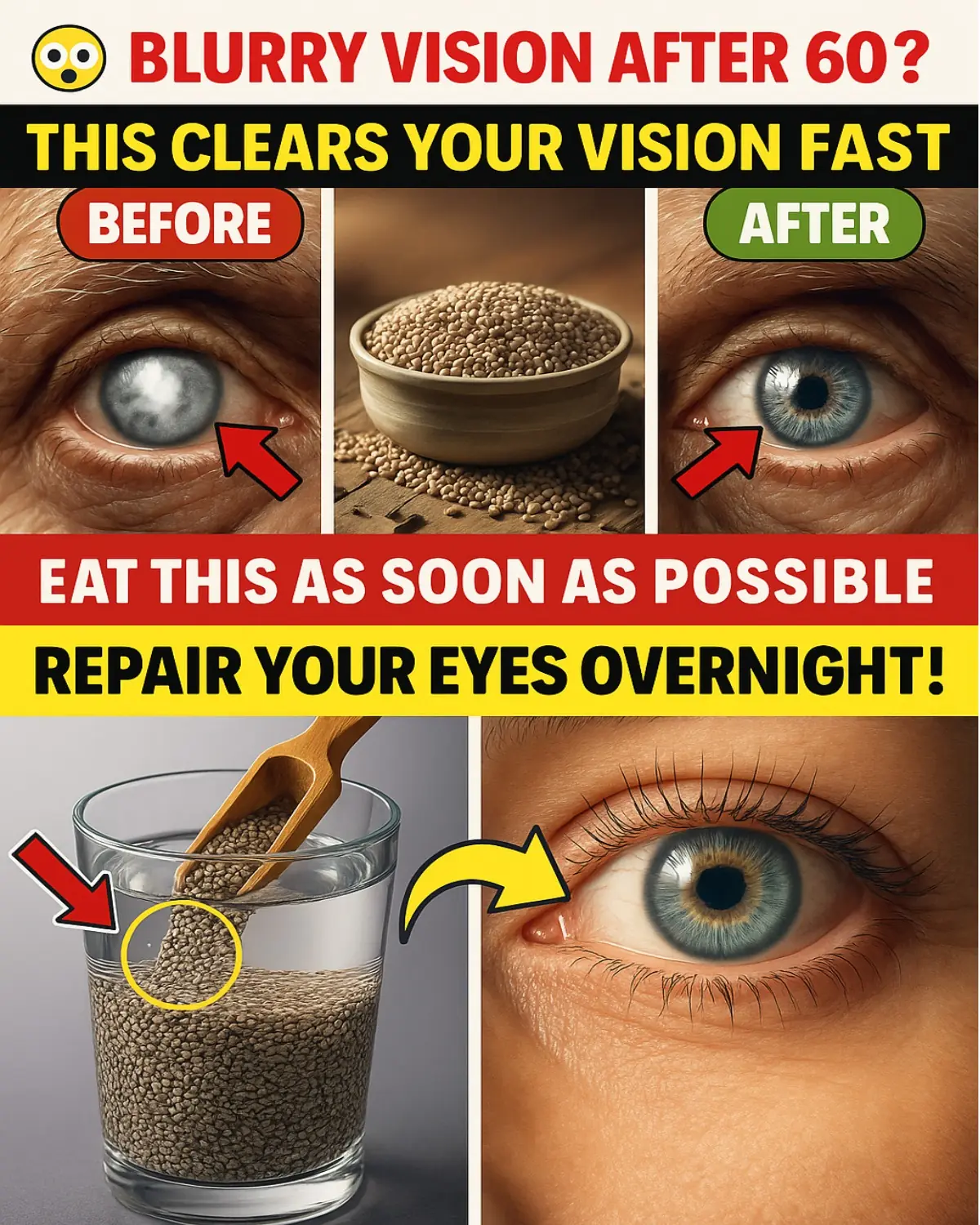 Over 60?: Eat THIS Seed to Protect Your Eyes & Retina Naturally