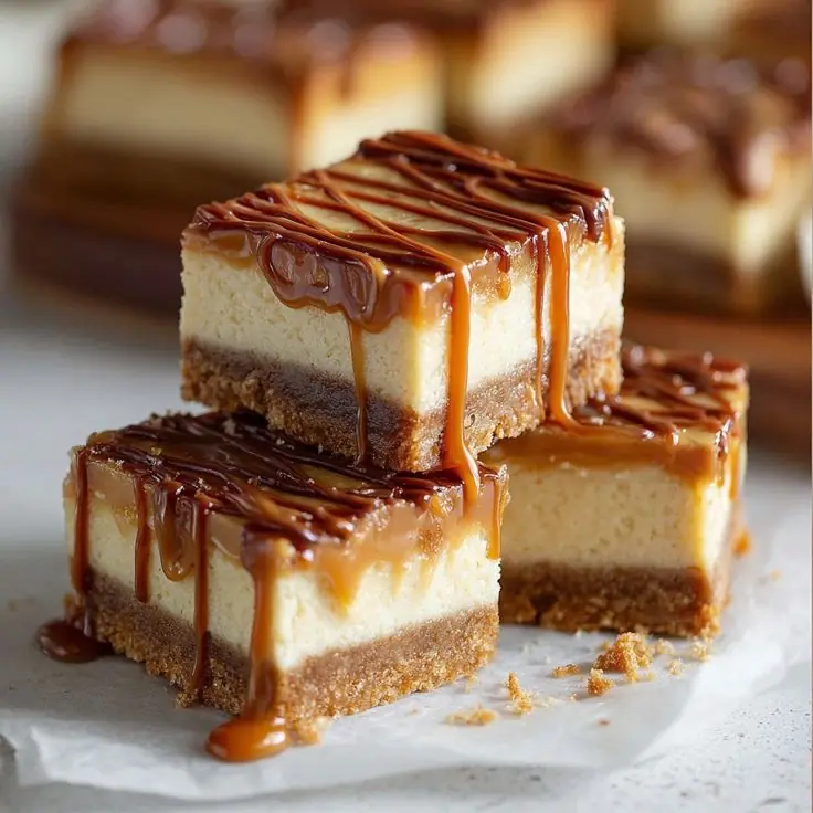 🍮 Caramel Cheesecake Bars