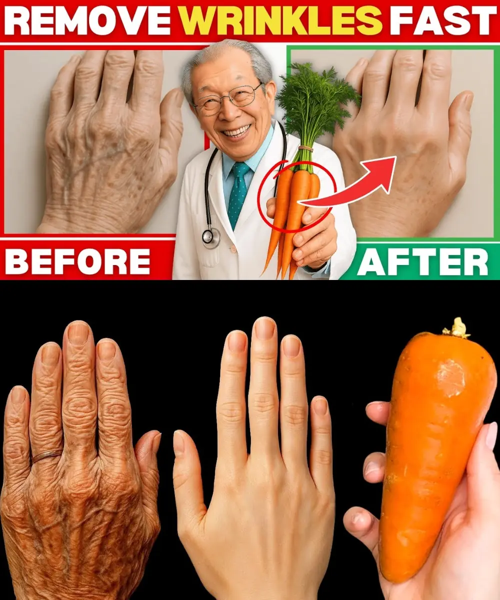 Japan's Oldest Doctor: New Japanese Carrot Secret Reverses Wrinkles Fast After 60 (Easy At Home)