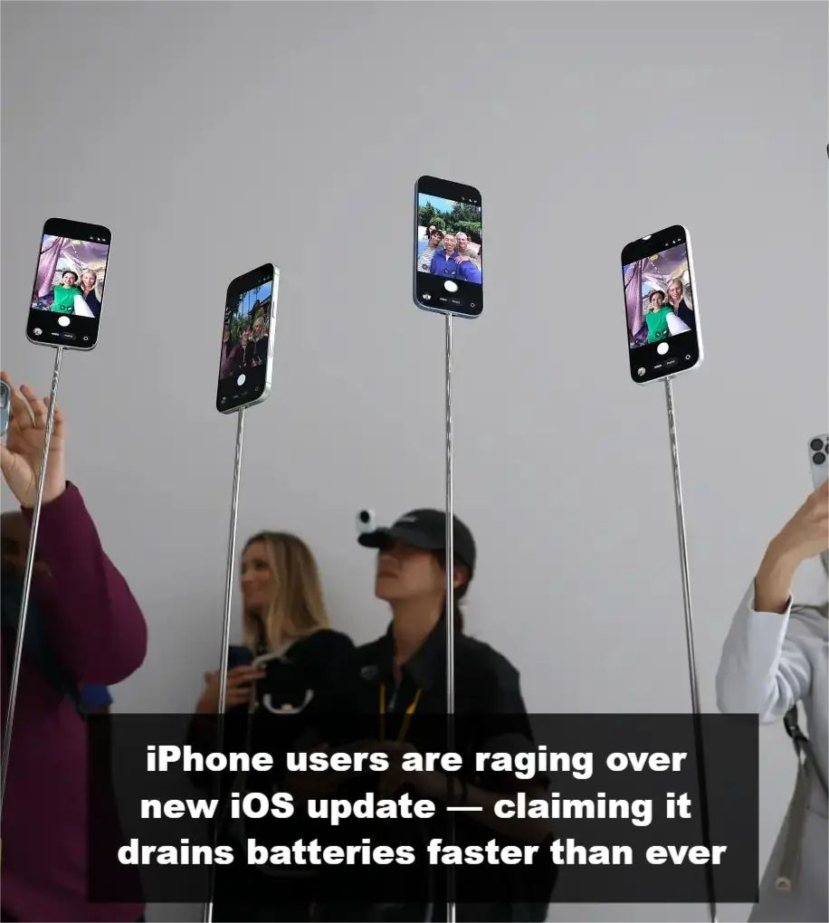 iPhone users are raging over new iOS update — claiming it drains batteries faster than ever
