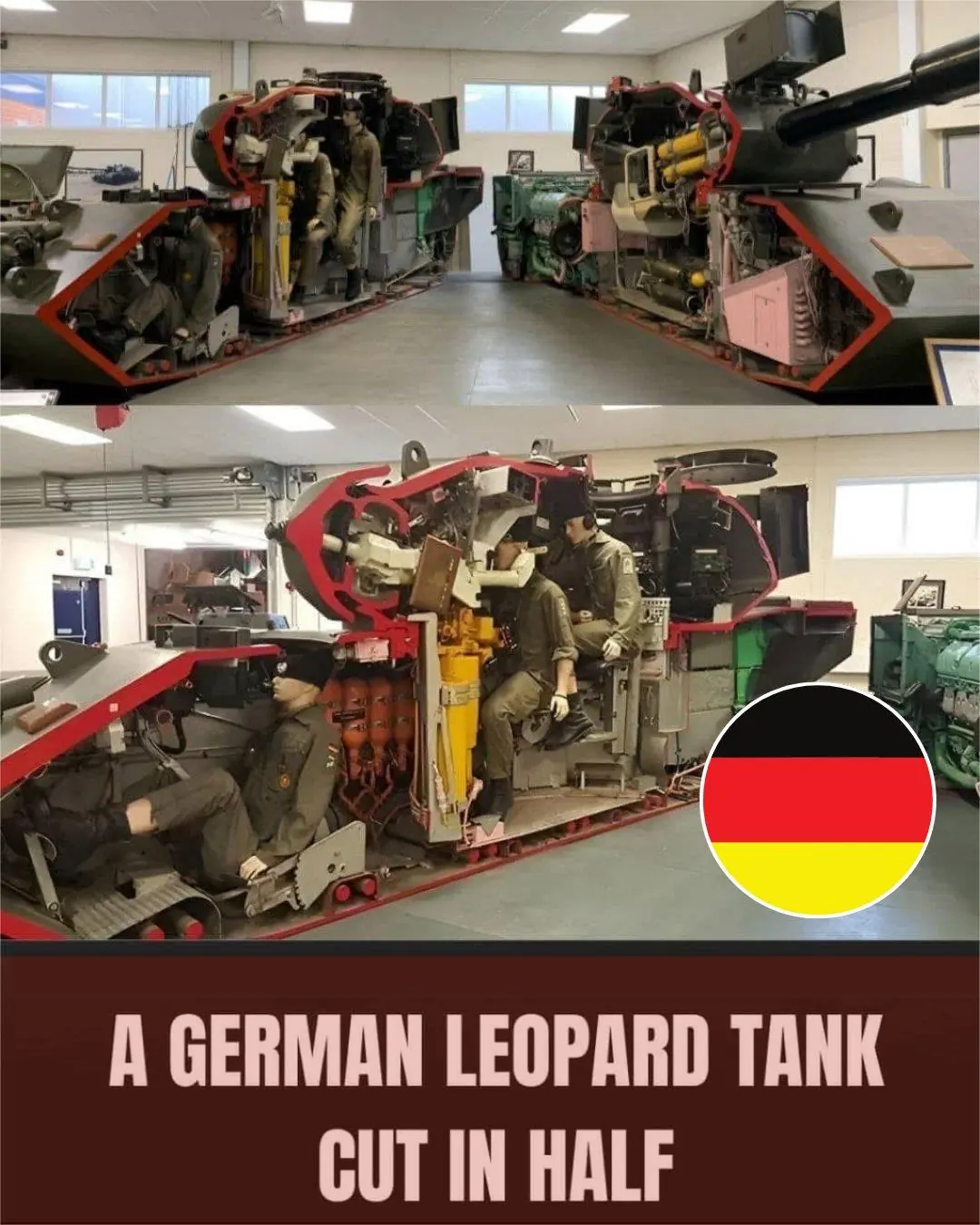 German Leopard Tank Cut in Half – You Won’t Believe What’s Inside!