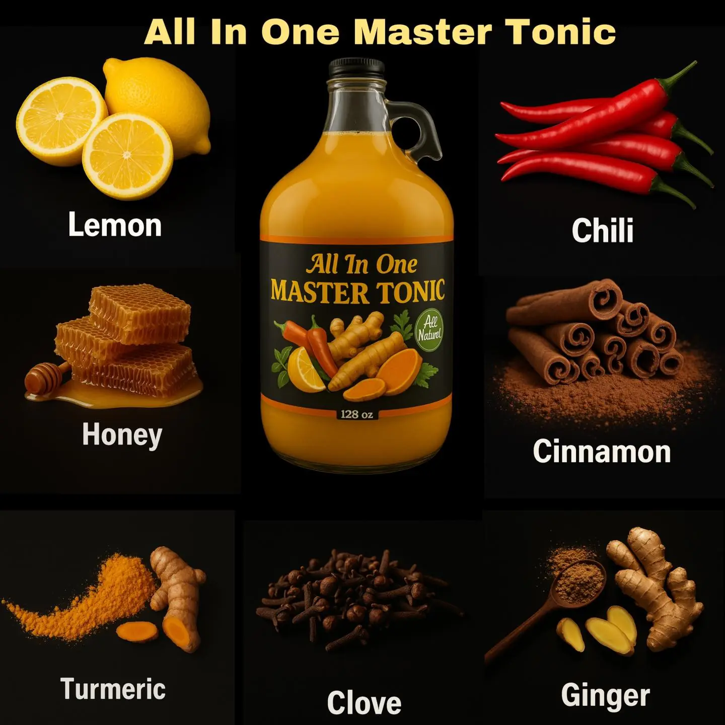 Master Tonic: A Powerful Natural Drink for Immune Strength and Vitality 🌿🍋