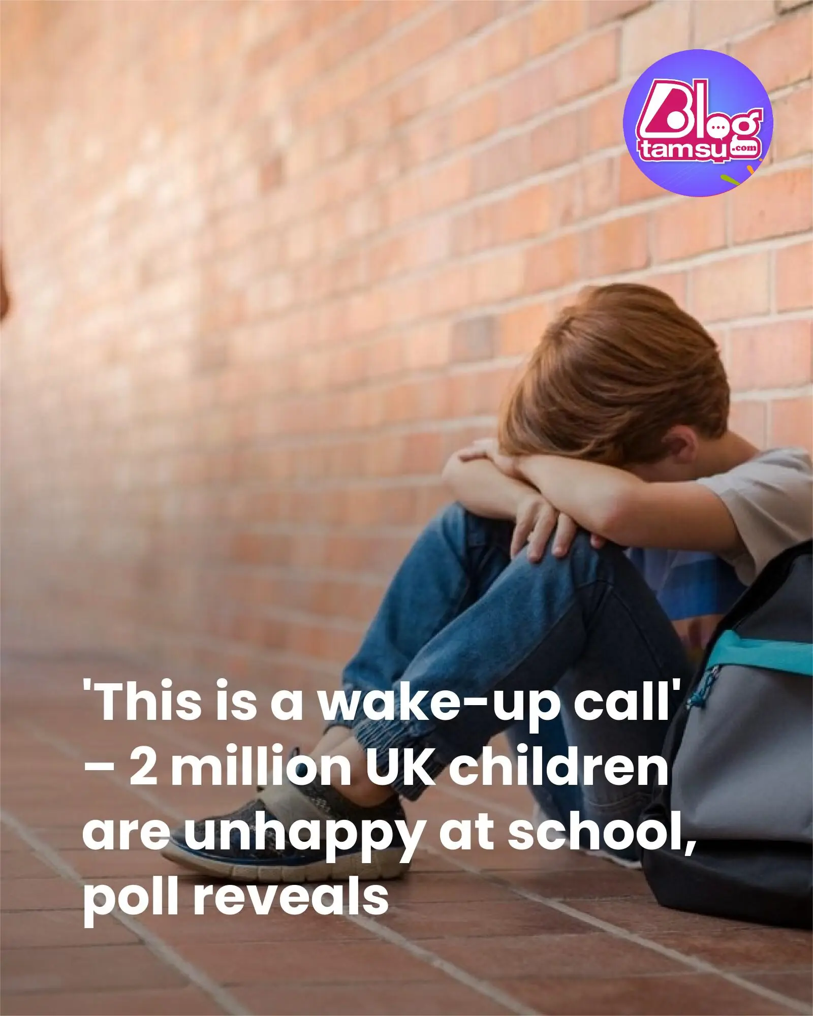 Two Million UK Children Unhappy at School: Parentkind Survey Warns of Growing Crisis