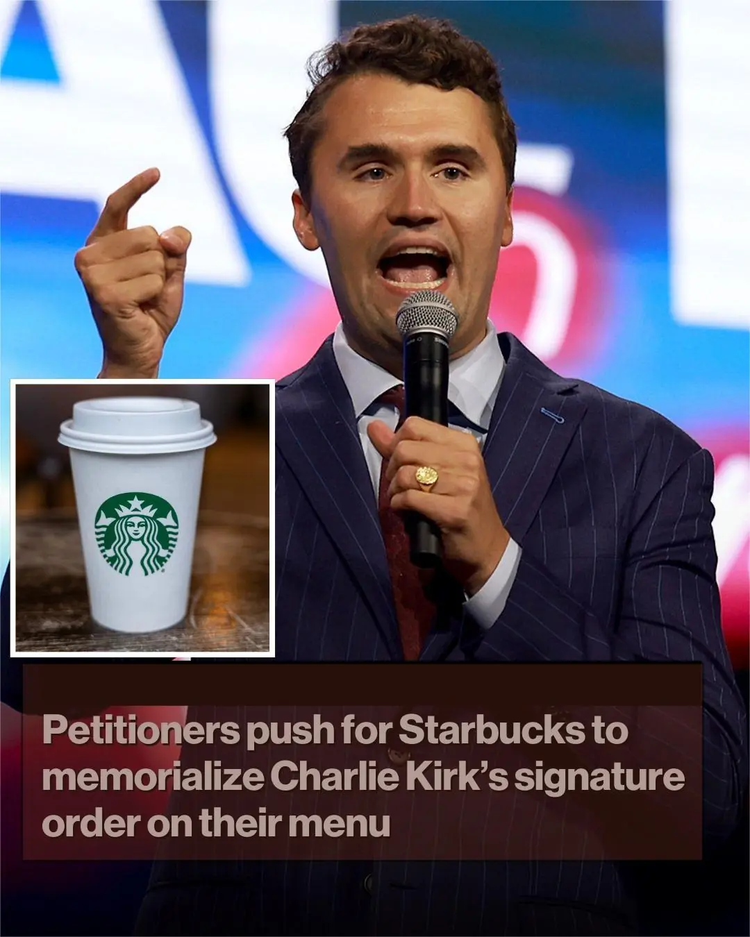 Petition Calls on Starbucks to Memorialize Charlie Kirk’s Signature Drink