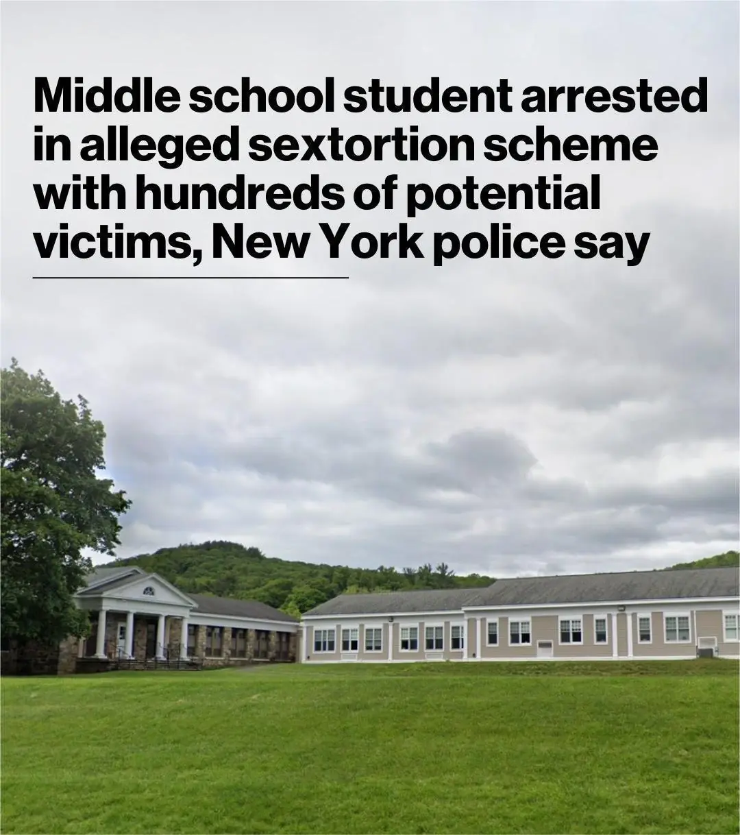 Middle School Student Arrested in Alleged Sextortion Scheme With Hundreds of Potential Victims, Police Say