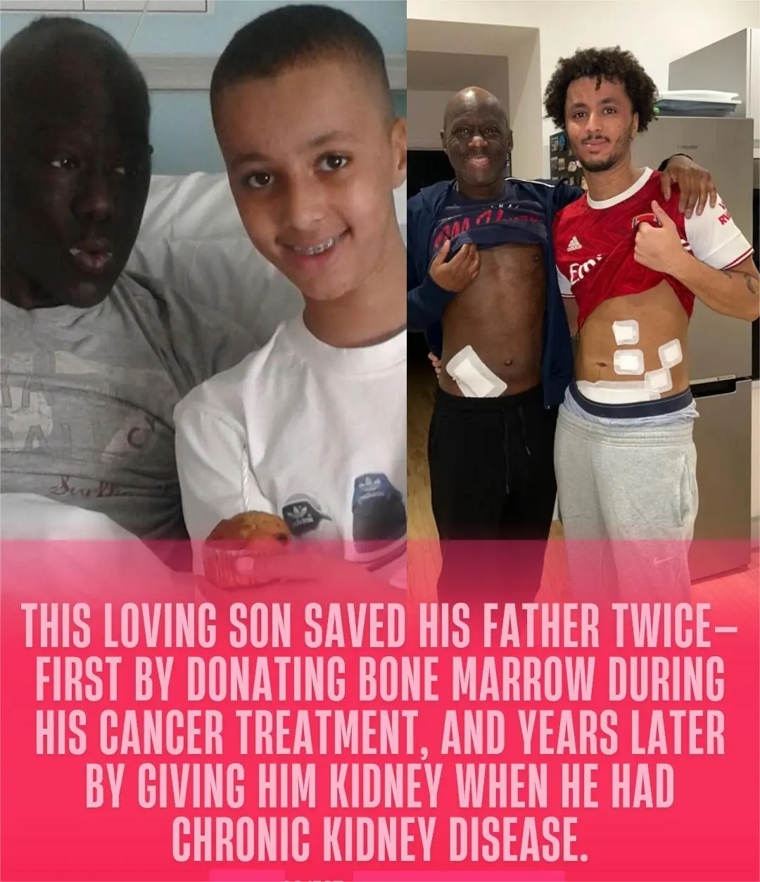 Son Saves Father Twice — With Bone Marrow and a Kidney