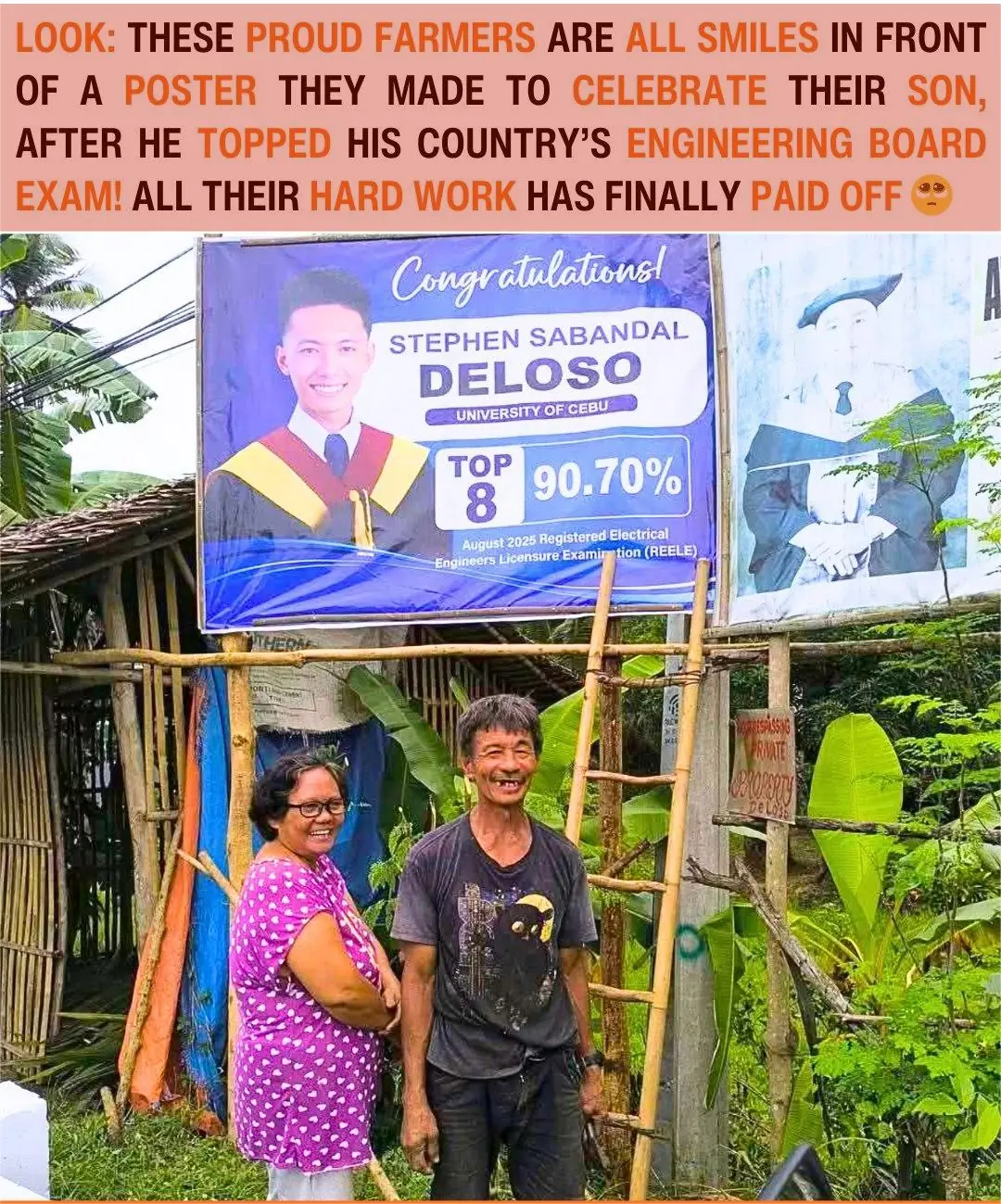 From Farmland to Top 8: Filipino Farmer’s Son Triumphs in Engineering Board Exam