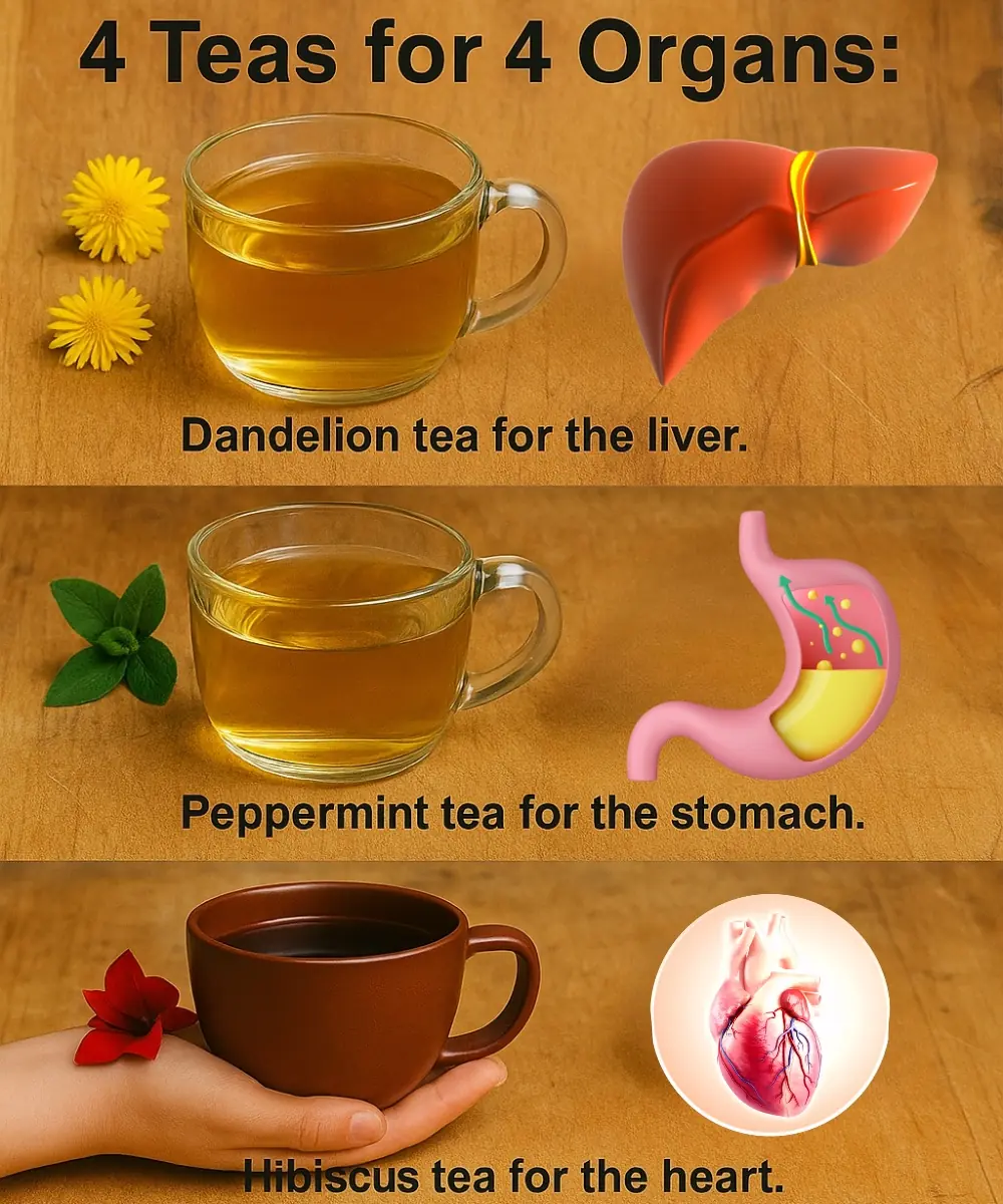 4 Teas for 4 Organs – and 3 More to Try!