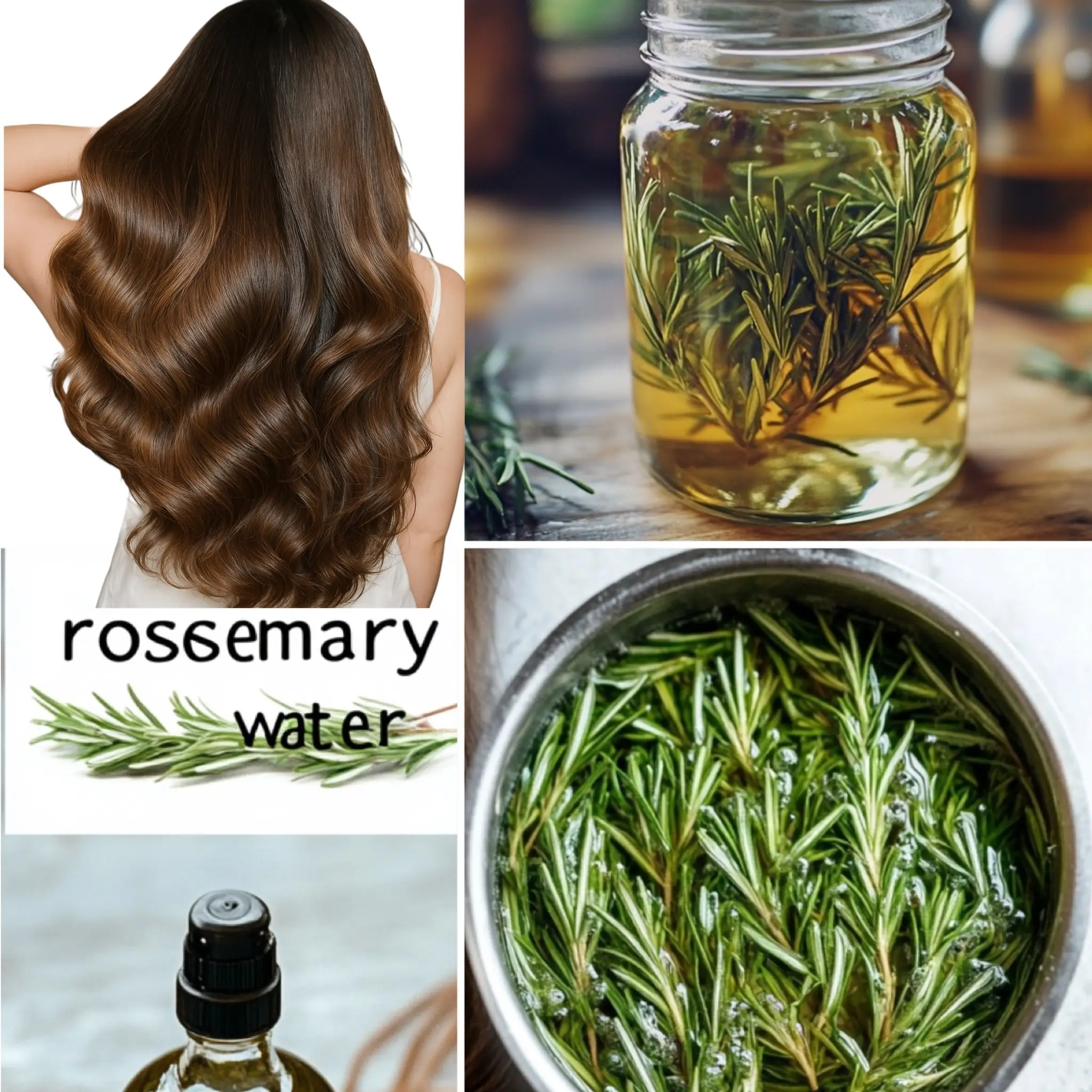 ROSEMARY WATER FOR HAIR GROWTH:DIY Rosemary Water Recipe & How to Use It for Stronger, Thicker Hair