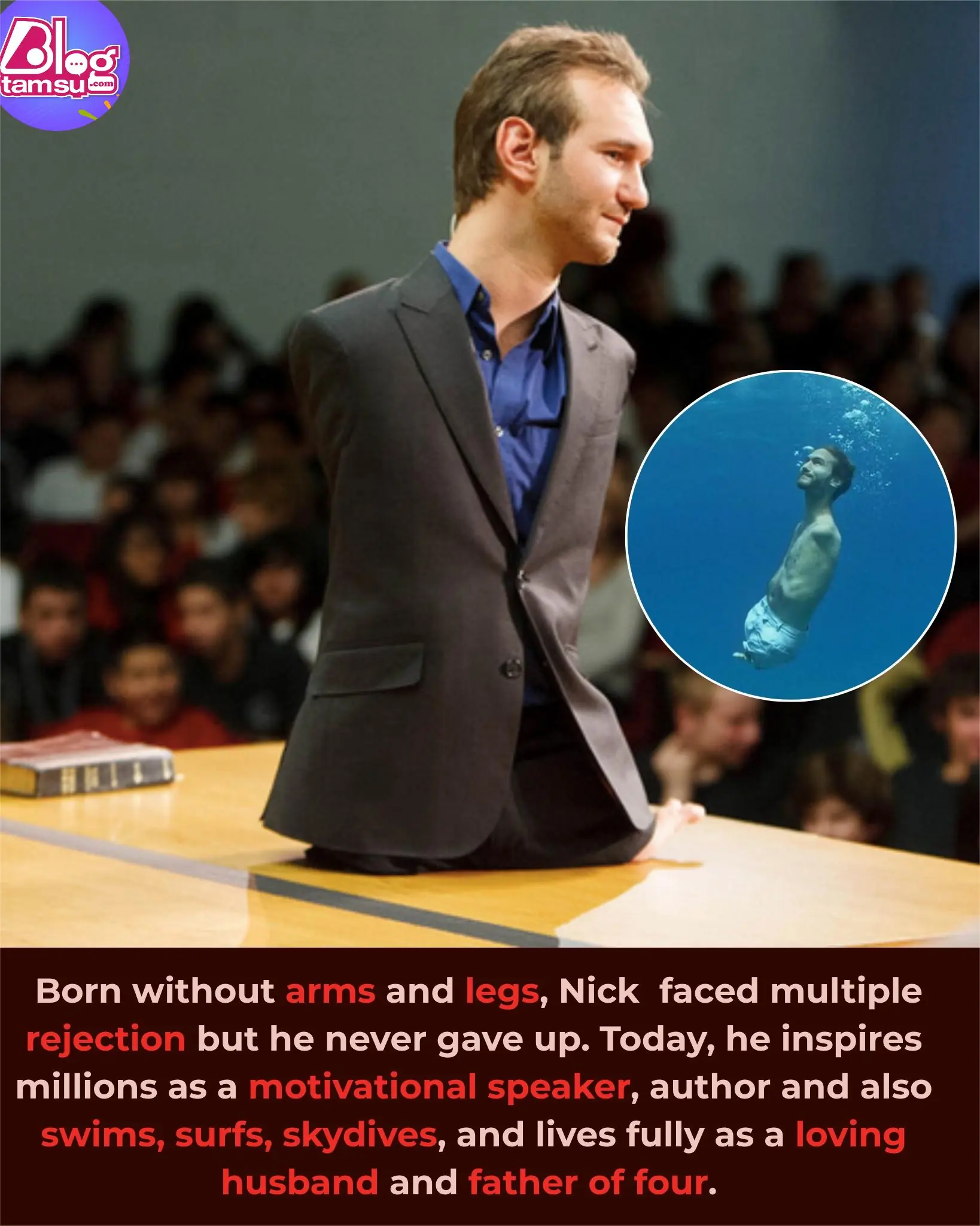 Nick Vujicic: Living Without Limbs, Inspiring Millions Worldwide
