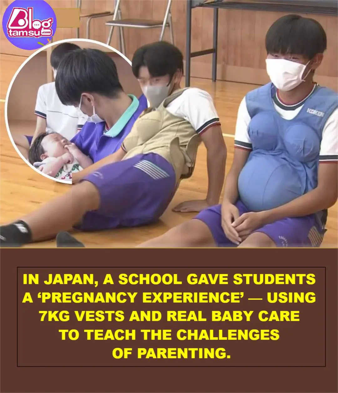 Japan’s Innovative Parenting Lesson Lets Teens Experience Pregnancy and Infant Care