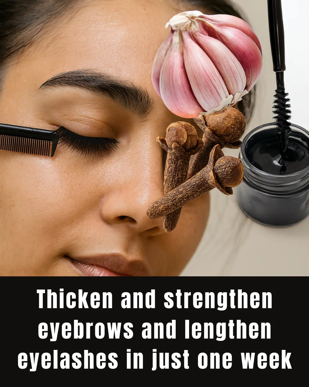 Garlic and Clove Remedy for Naturally Longer and Thicker Eyelashes