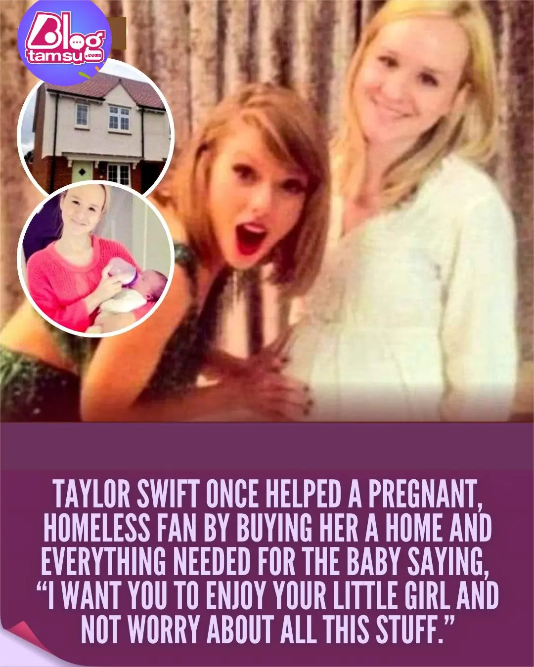 Taylor Swift’s Quiet Act of Kindness: Helping a Pregnant, Homeless Fan Find Stability