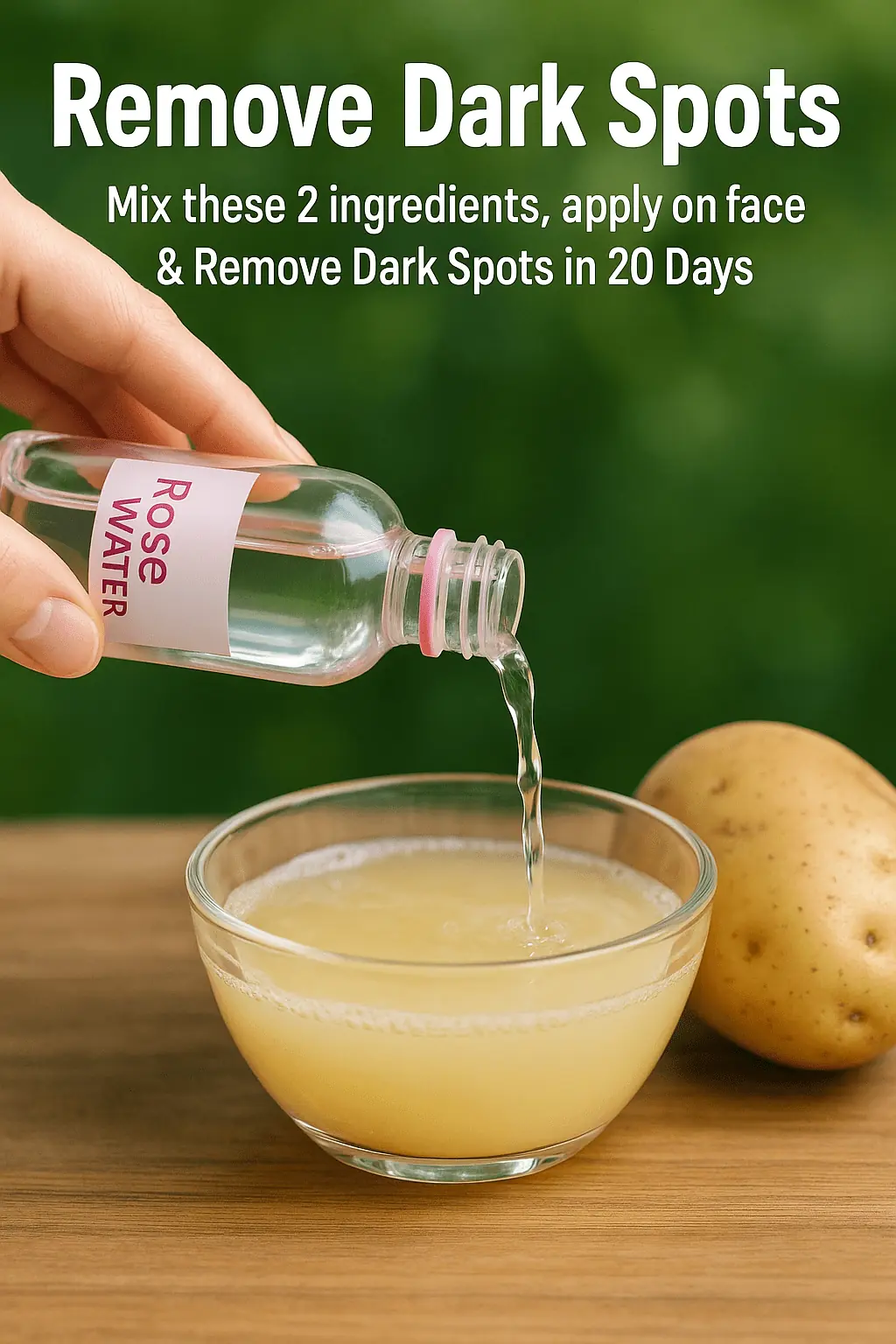 Potato Toner for Face – Dark Spots, Clear Skin & Pigmentation