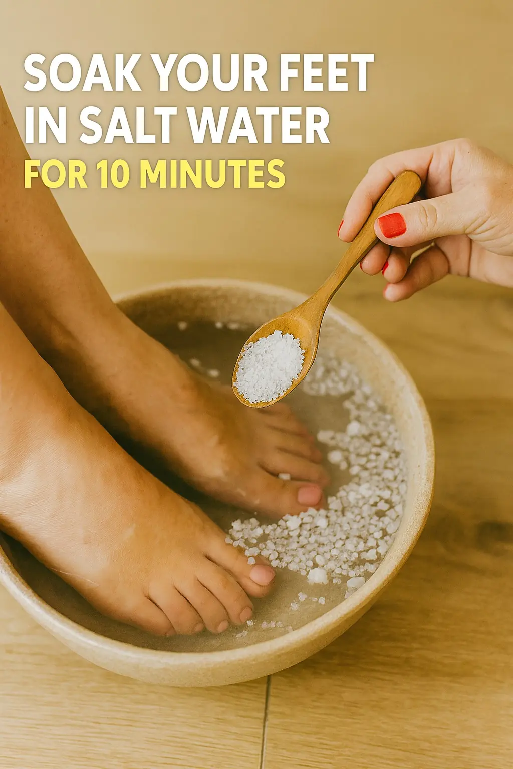 Soaking Your Feet in Salt Water: Why 10 Minutes Can Make a Big Difference