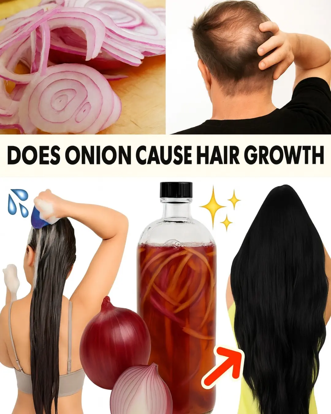 Unlock the Secret to Luscious, Thick Hair with Magical Onion Shampoo!