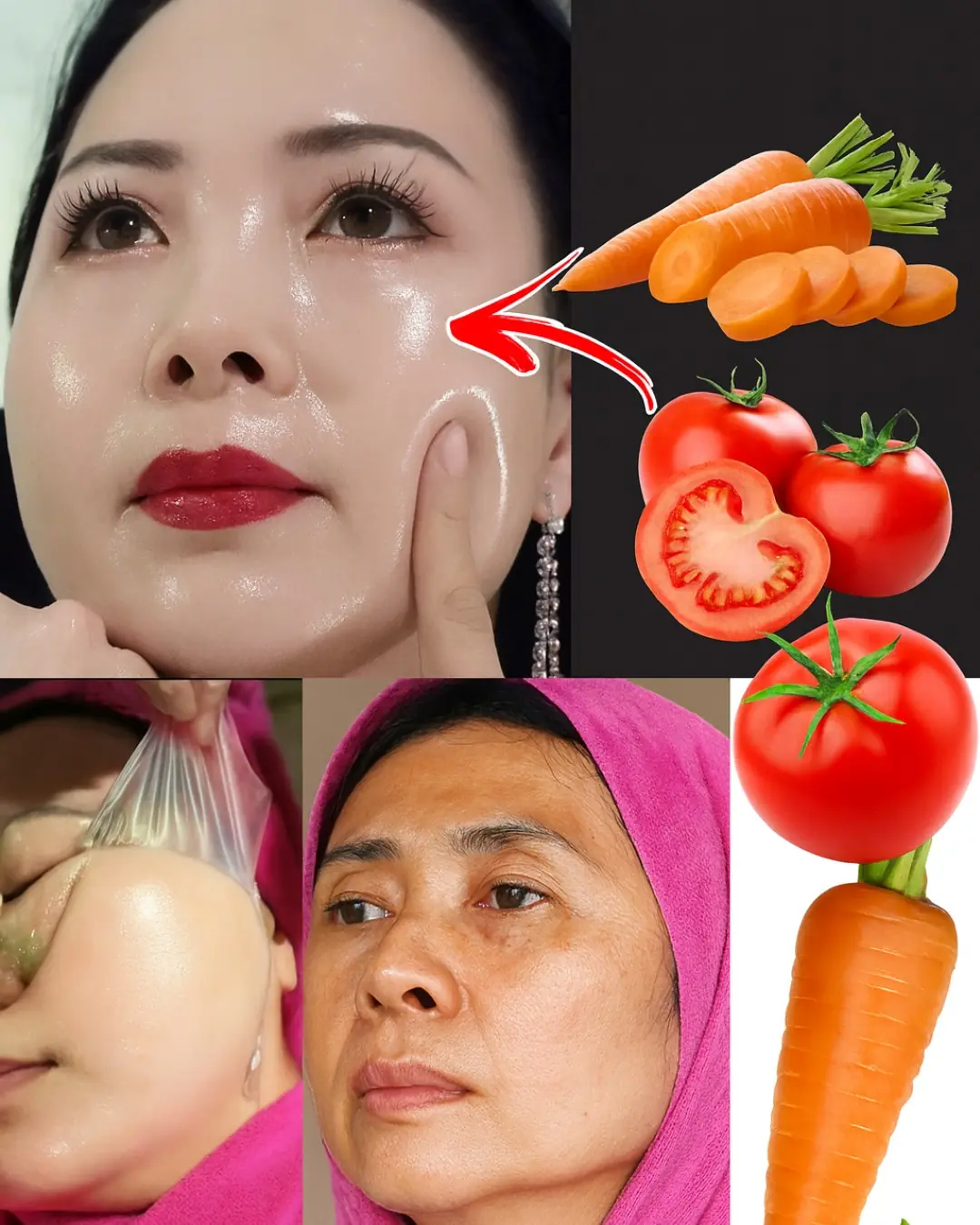 Could Carrots and Tomatoes Be Your Secret to Looking 10 Years Younger After 70? Unveil the Glow!