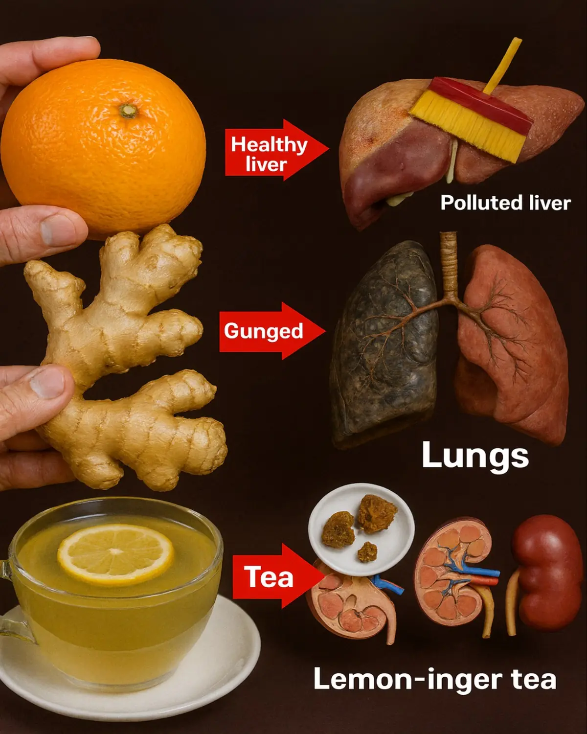 Lemon Ginger Tea: A Natural Cleanse for Liver, Lungs, and Kidneys